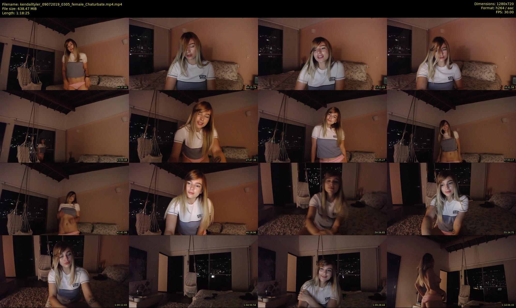 kendalltyler — 79 minute Chaturbate female cam show recording, 720p, Jul 9, 2019