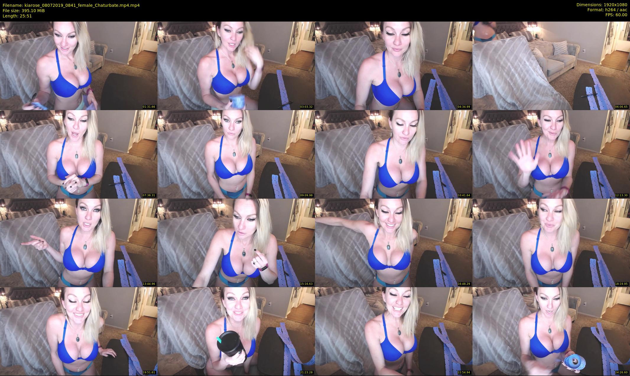 kiarose — 26 minute Chaturbate female cam show recording, 1080p, Jul 8, 2019