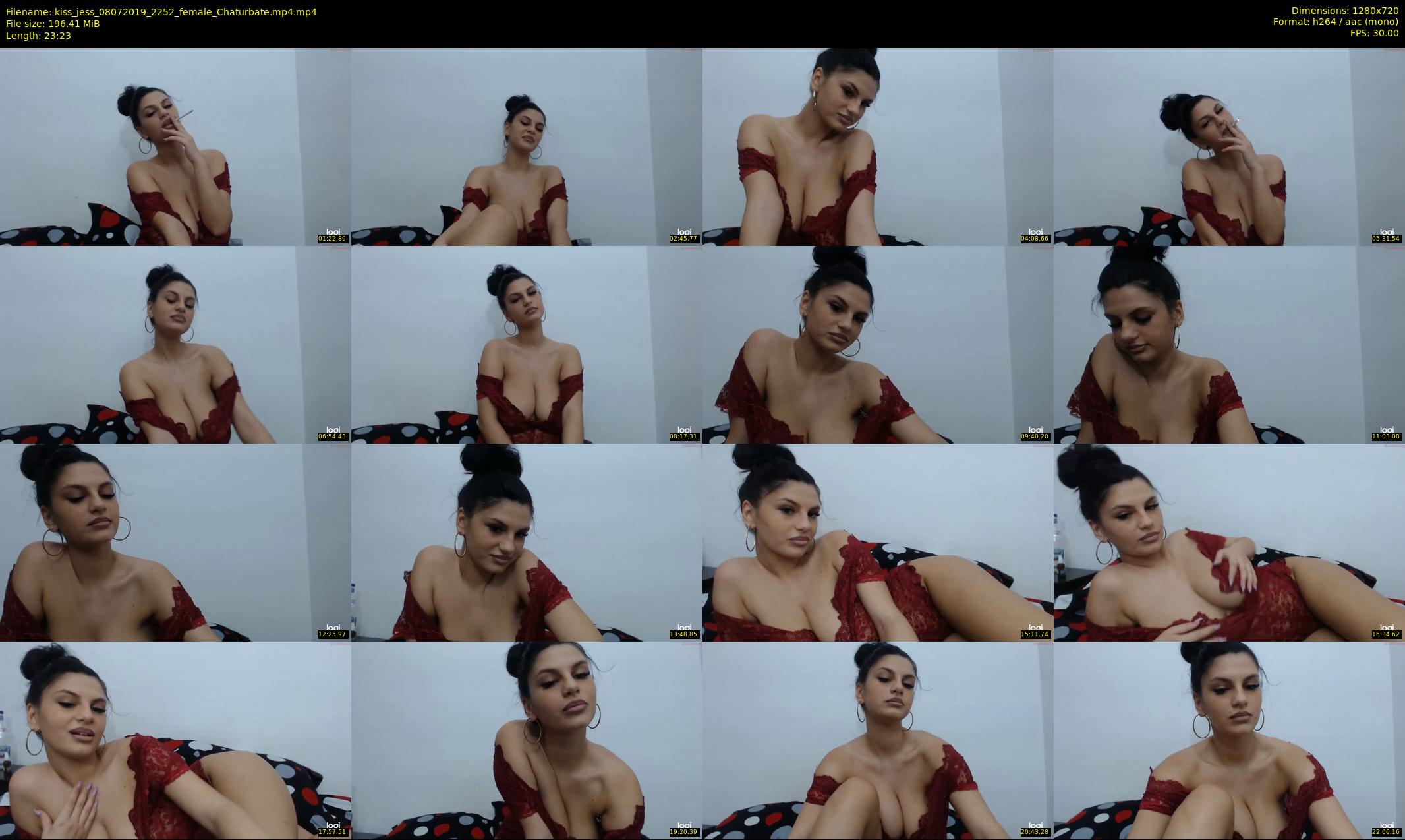 kiss_jess — 24 minute Chaturbate female cam show recording, 720p, Jul 8, 2019