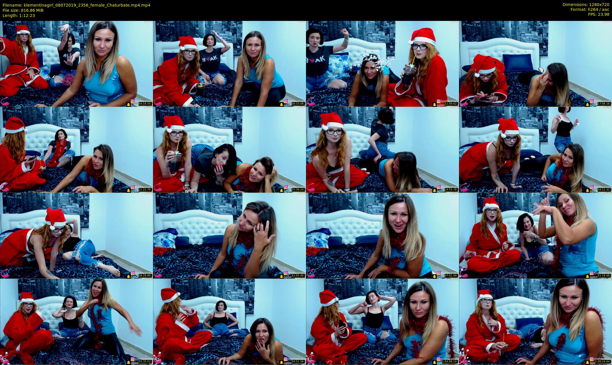 klementinagirl — 73 minute Chaturbate female cam show recording, 720p, Jul 8, 2019