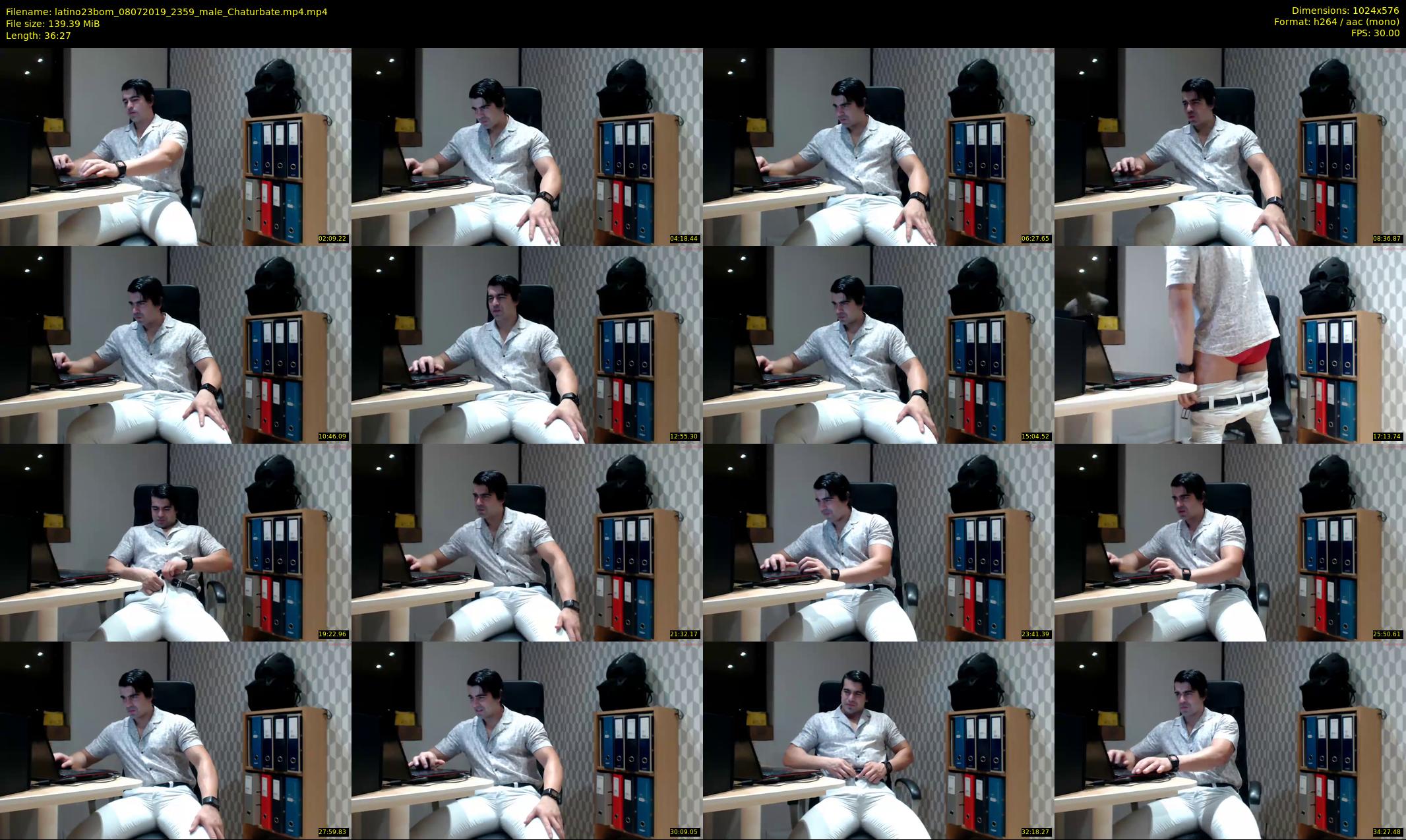 latino23bom — 37 minute Chaturbate male cam show recording, 480p, Jul 8, 2019