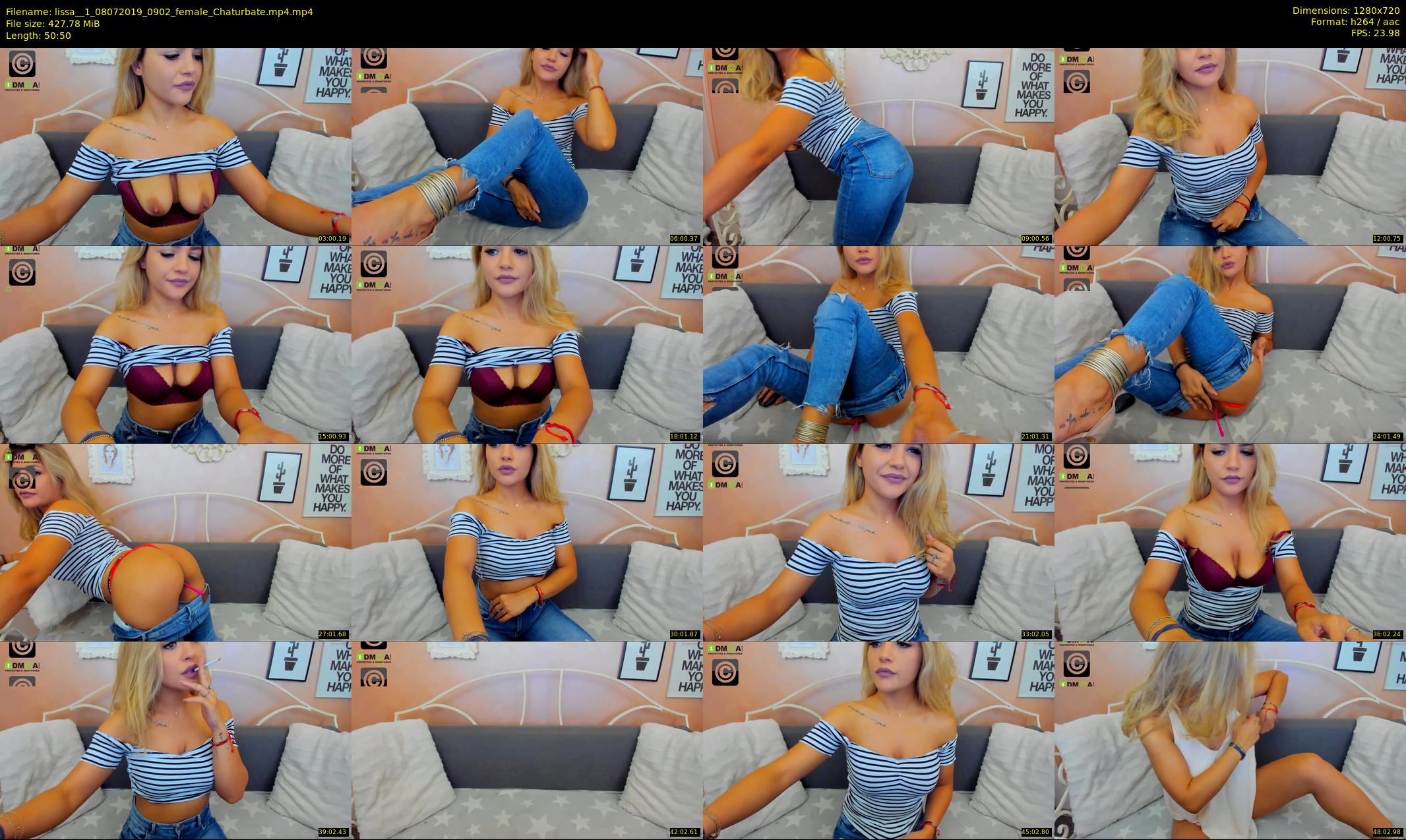 lissa__1 — 51 minute Chaturbate female cam show recording, 720p, Jul 8, 2019