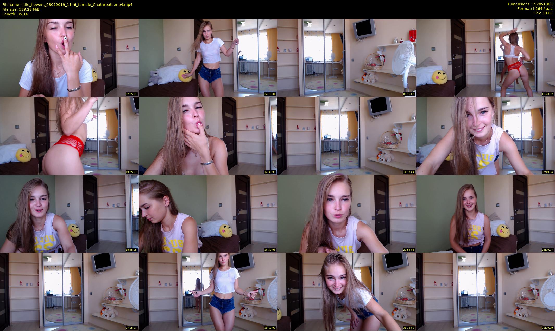 litlle_flowers — 36 minute Chaturbate female cam show recording, 1080p, Jul 8, 2019