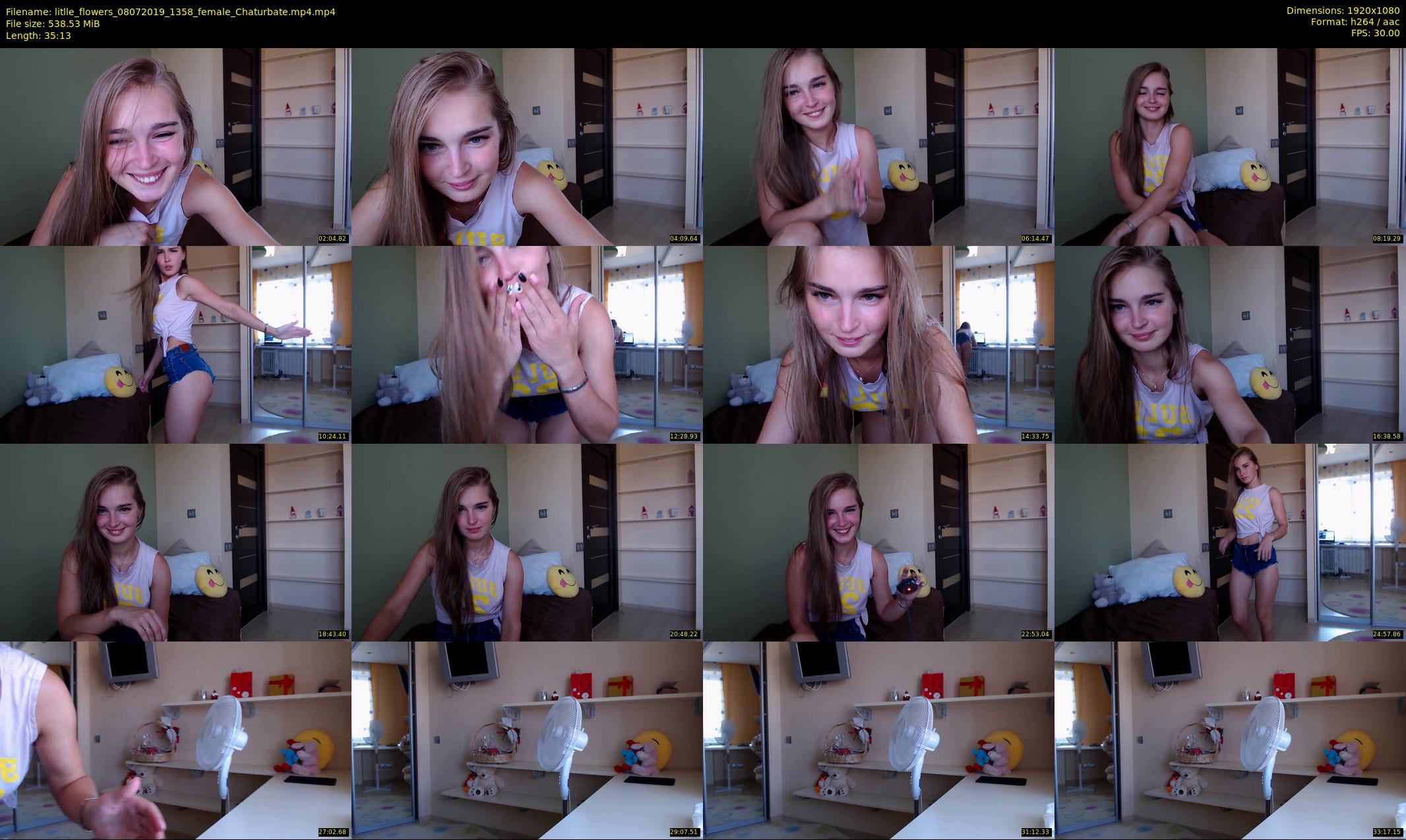 litlle_flowers — 36 minute Chaturbate female cam show recording, 1080p, Jul 8, 2019