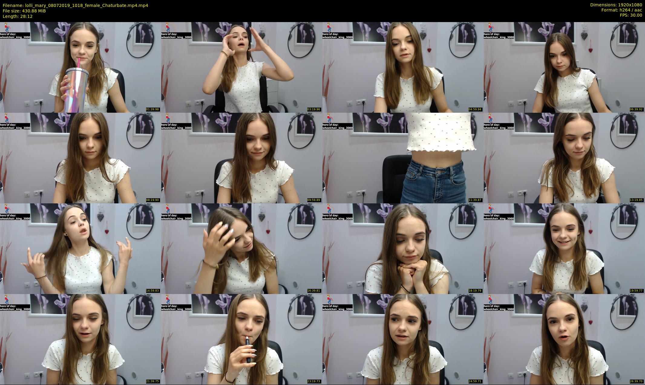lolli_mary — 29 minute Chaturbate female cam show recording, 1080p, Jul 8, 2019