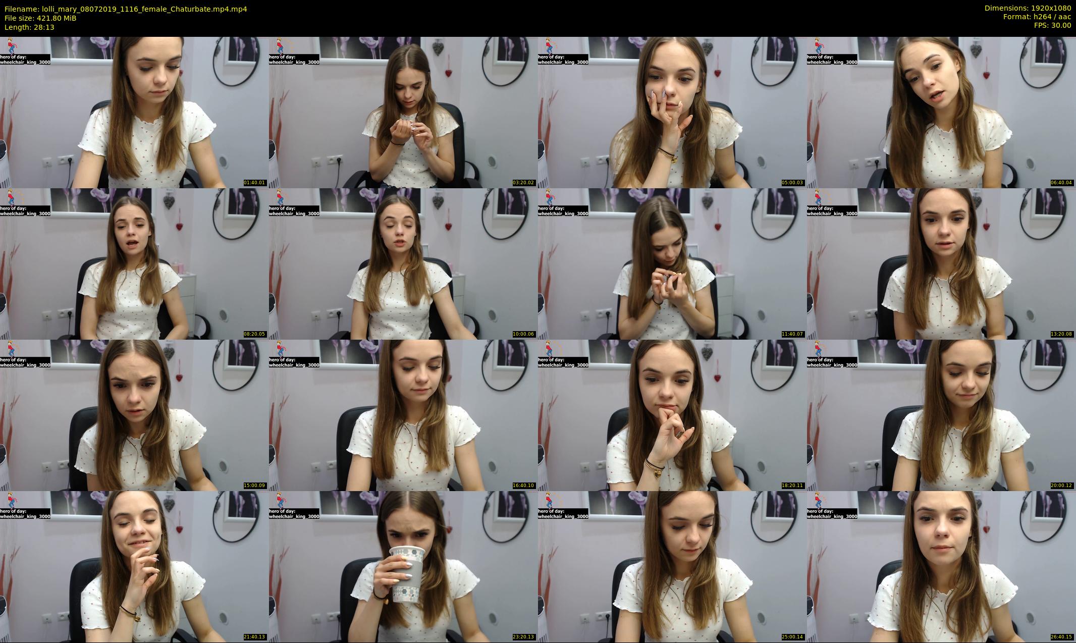 lolli_mary — 29 minute Chaturbate female cam show recording, 1080p, Jul 8, 2019