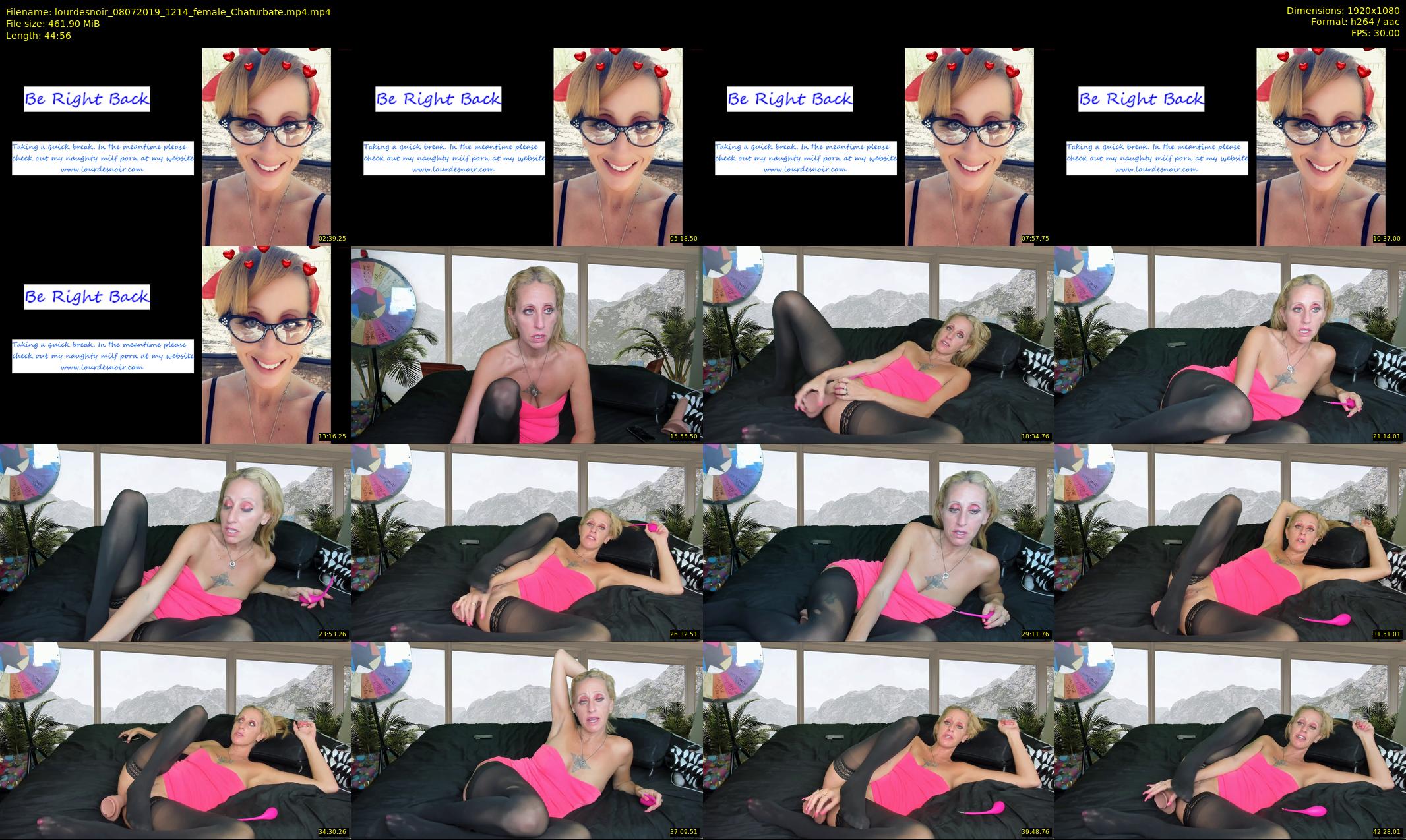 lourdesnoir — 45 minute Chaturbate female cam show recording, 1080p, Jul 8, 2019