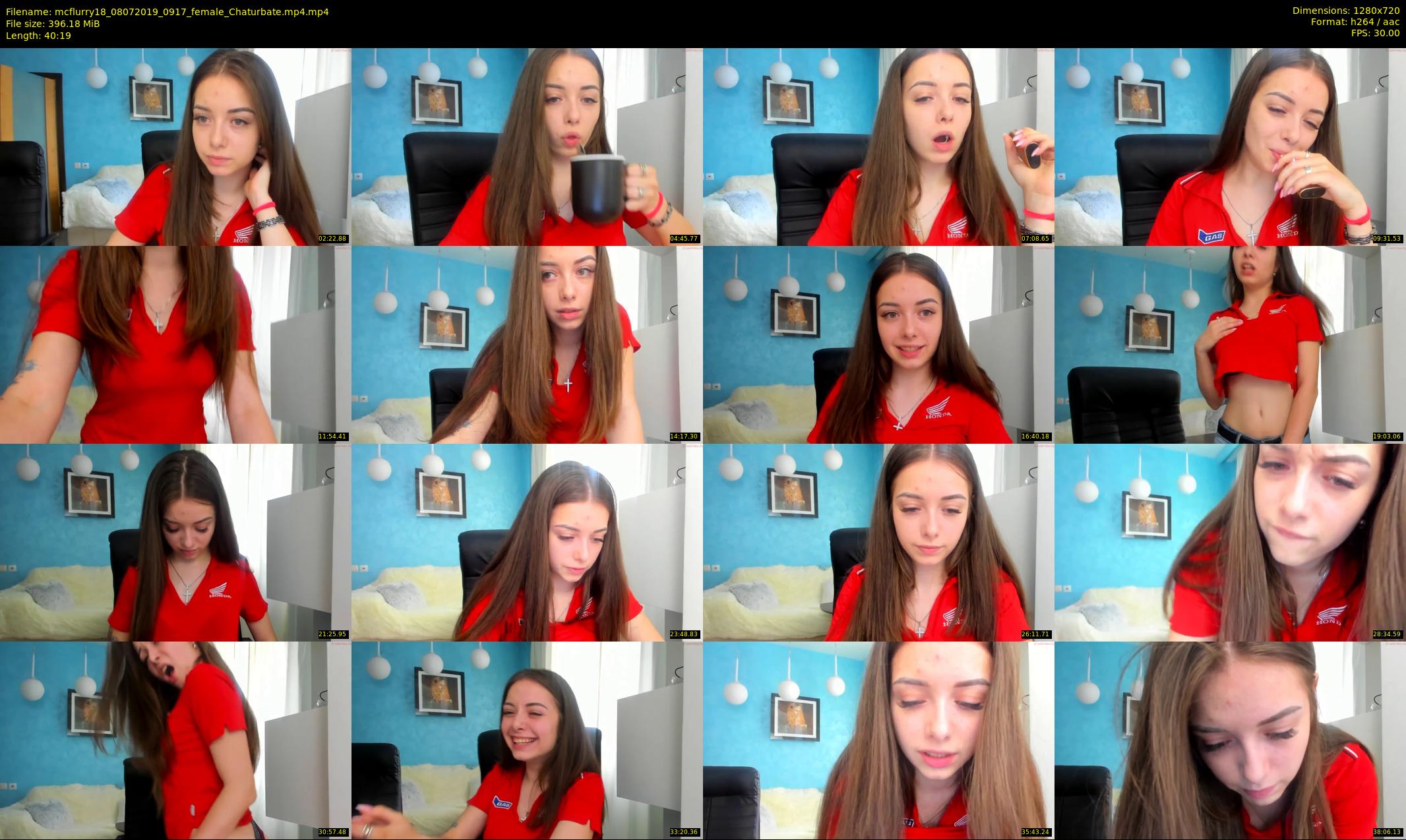mcflurry18 — 41 minute Chaturbate female cam show recording, 720p, Jul 8, 2019
