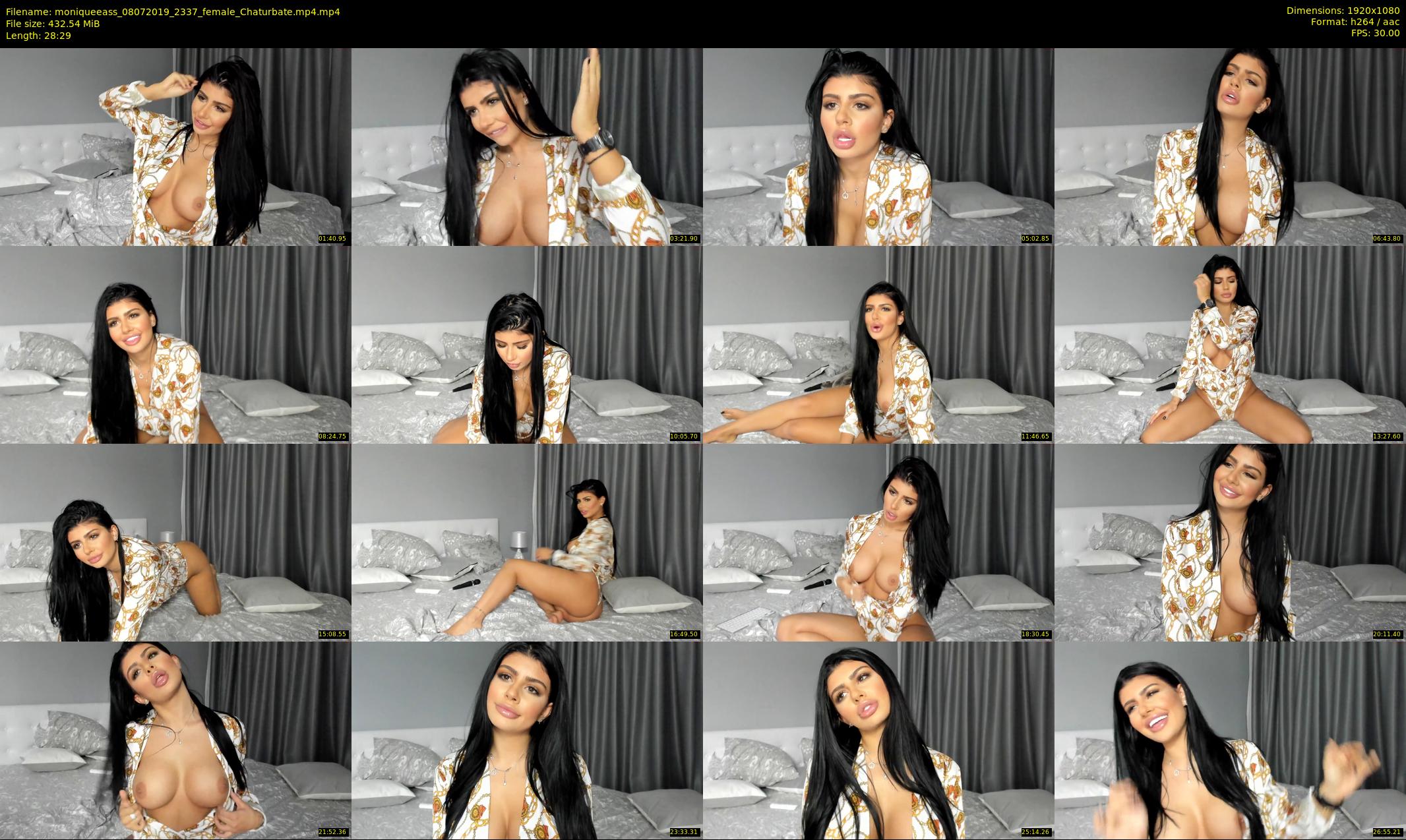 moniqueeass — 29 minute Chaturbate female cam show recording, 1080p, Jul 8, 2019