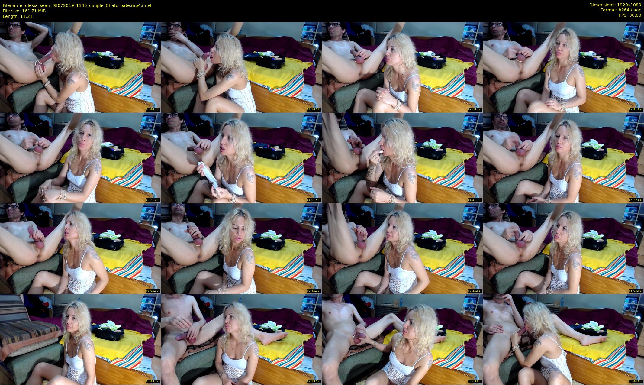 olesia_sean — 12 minute Chaturbate couple cam show recording, 1080p, Jul 8, 2019