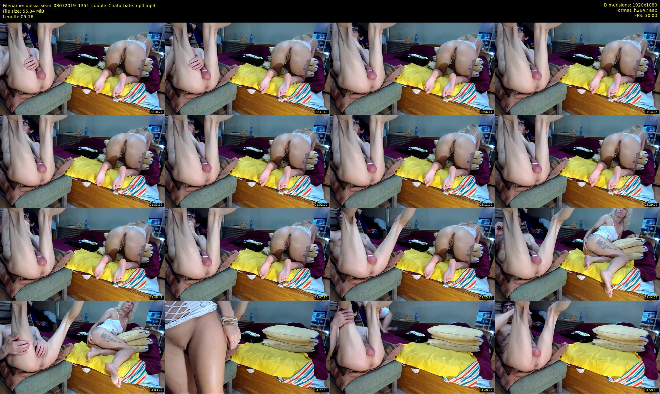 olesia_sean — 6 minute Chaturbate couple cam show recording, 1080p, Jul 8, 2019
