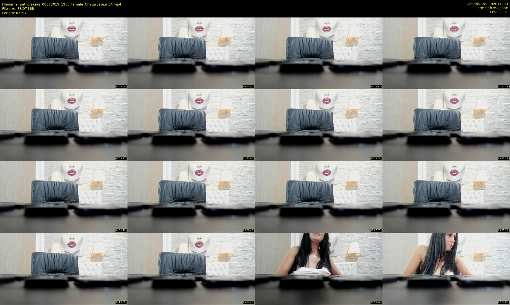 patriciakeys — 8 minute Chaturbate female cam show recording, 1080p, Jul 8, 2019