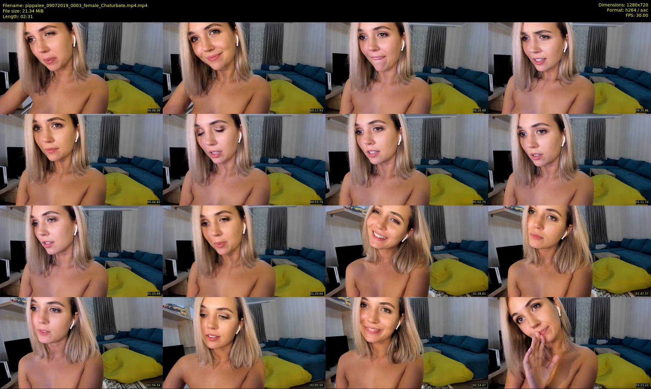 pippalee — 3 minute Chaturbate female cam show recording, 720p, Jul 9, 2019