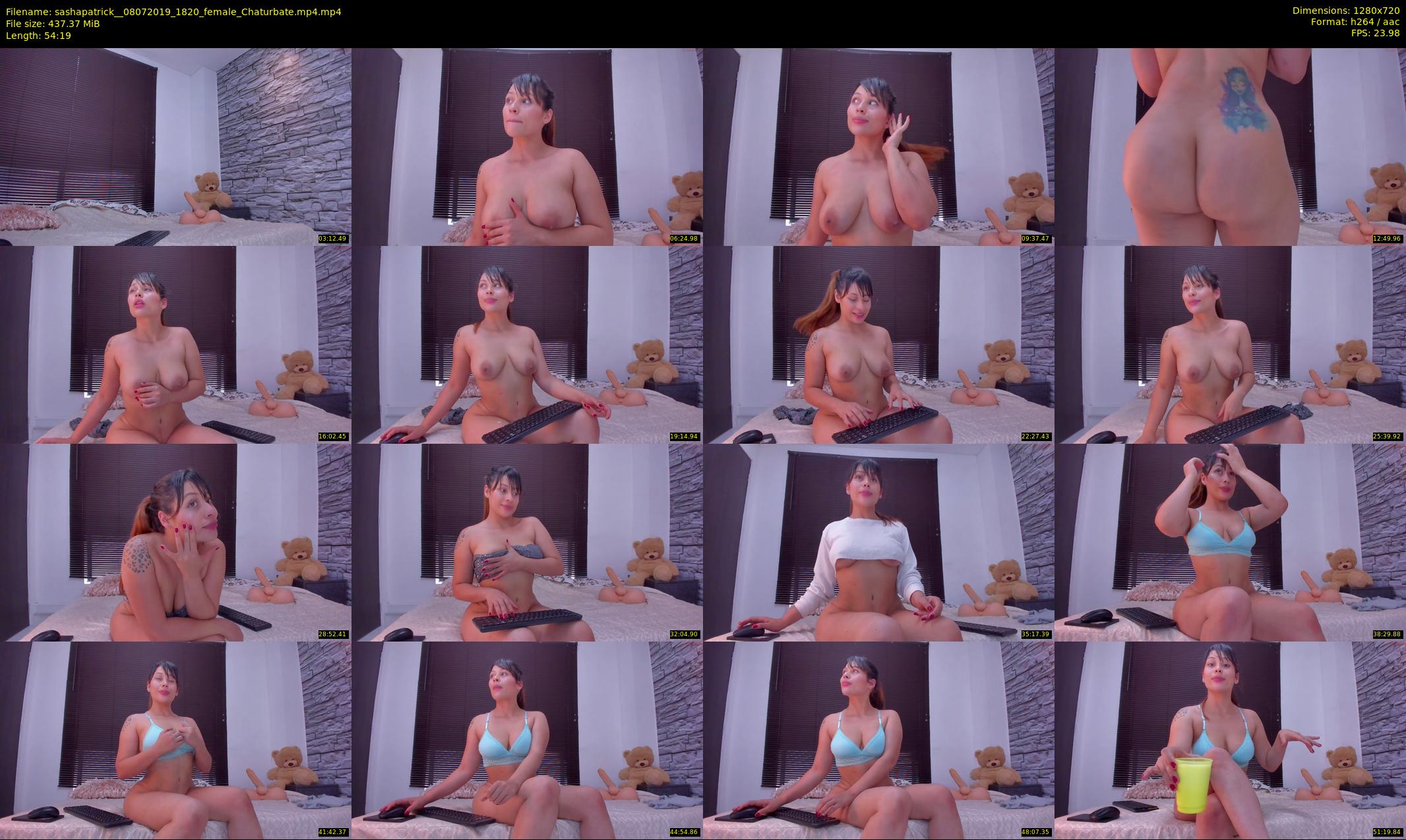 sashapatrick_ — 55 minute Chaturbate female cam show recording, 720p, Jul 8, 2019