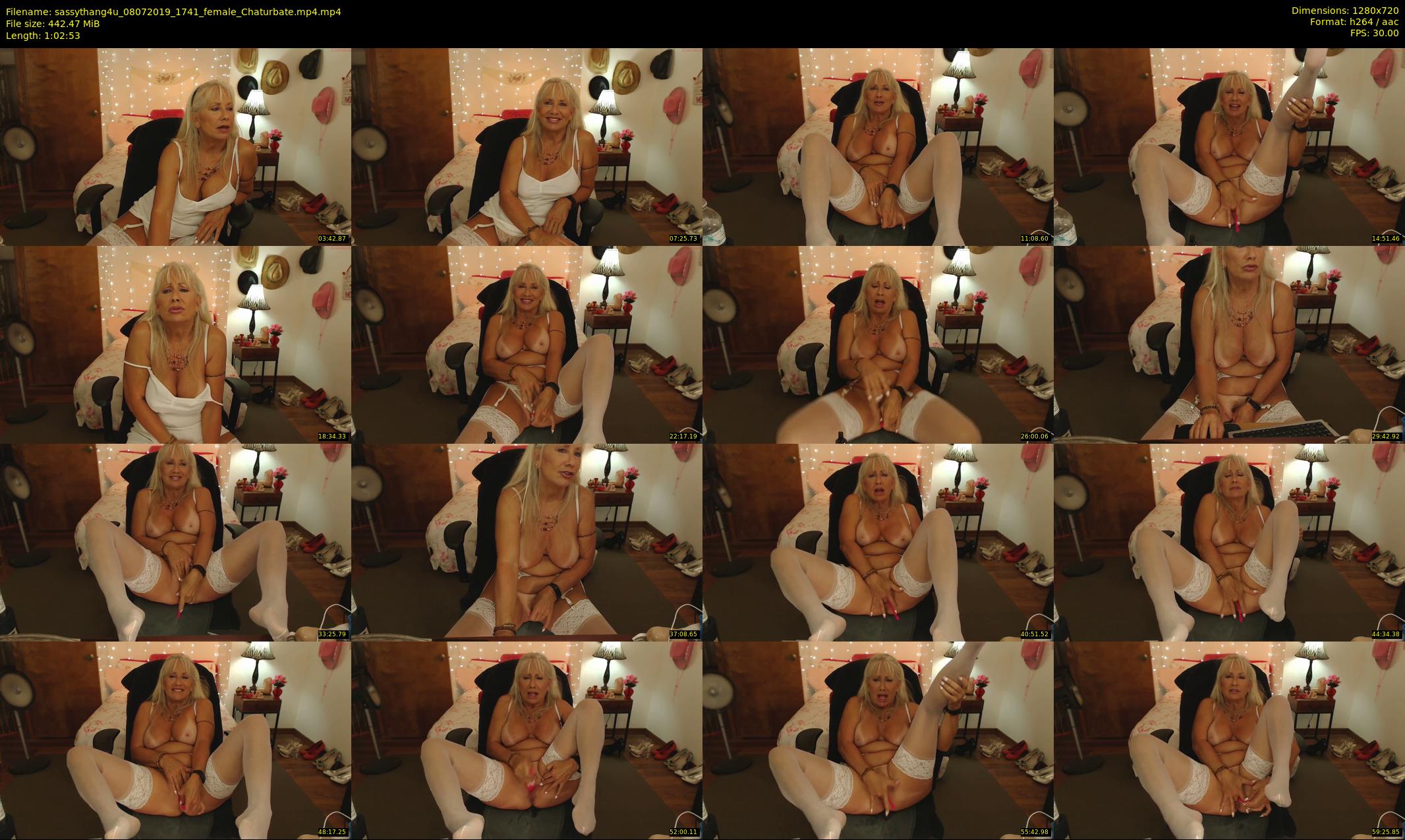 sassythang4u — 63 minute Chaturbate female cam show recording, 720p, Jul 8, 2019