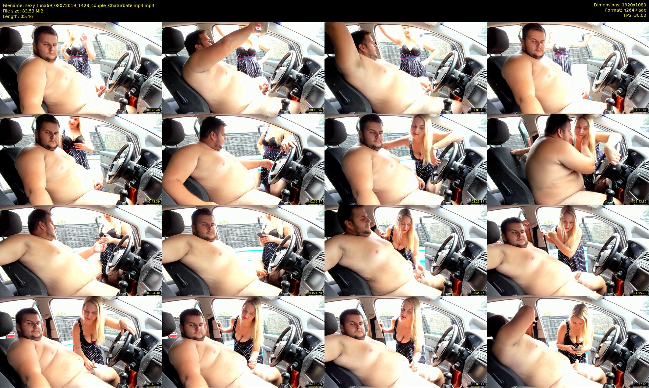 sexy_luna69 — 6 minute Chaturbate couple cam show recording, 1080p, Jul 8, 2019