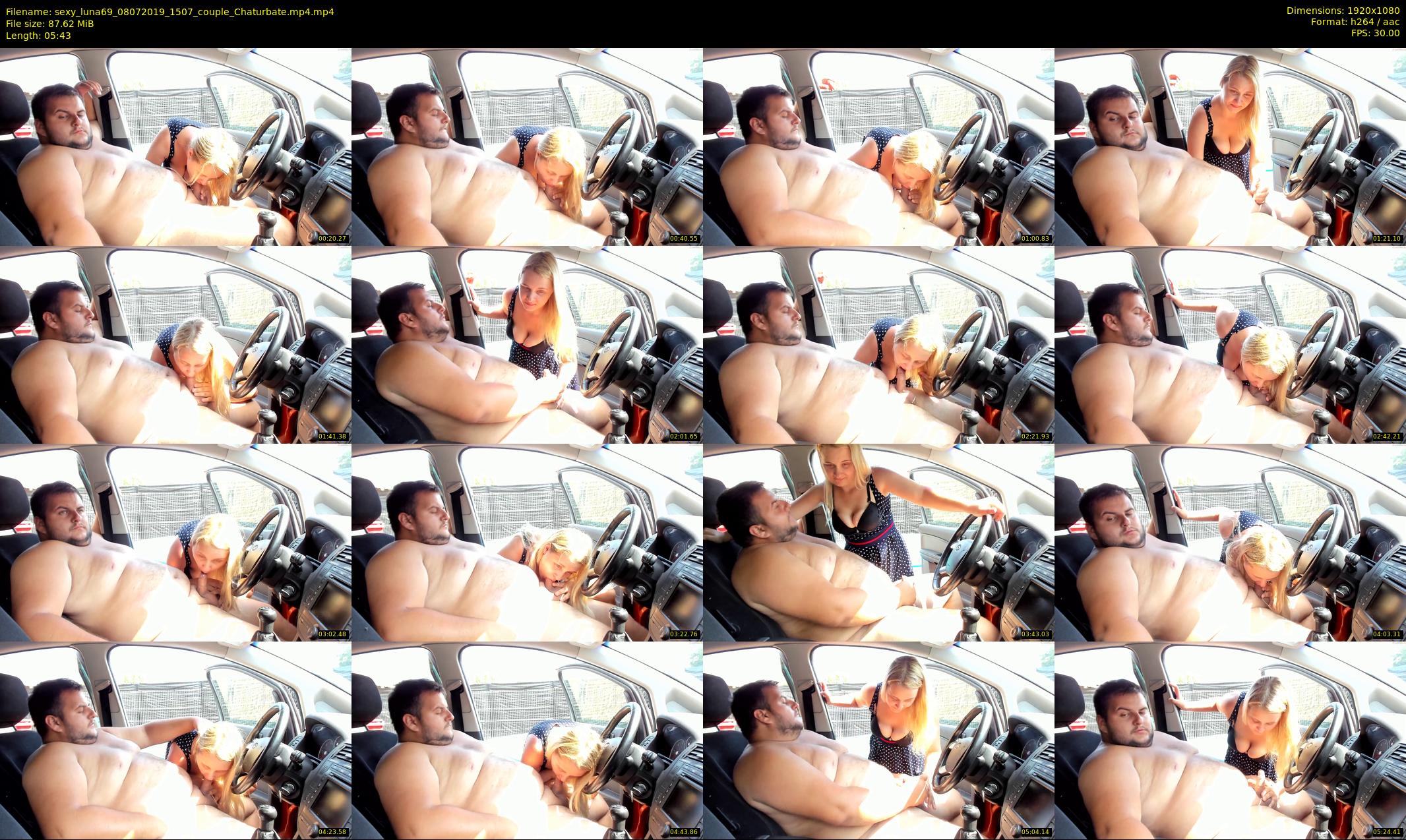 sexy_luna69 — 6 minute Chaturbate couple cam show recording, 1080p, Jul 8, 2019