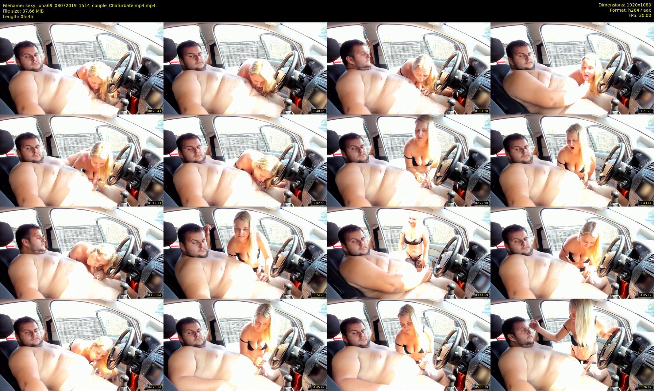 sexy_luna69 — 6 minute Chaturbate couple cam show recording, 1080p, Jul 8, 2019
