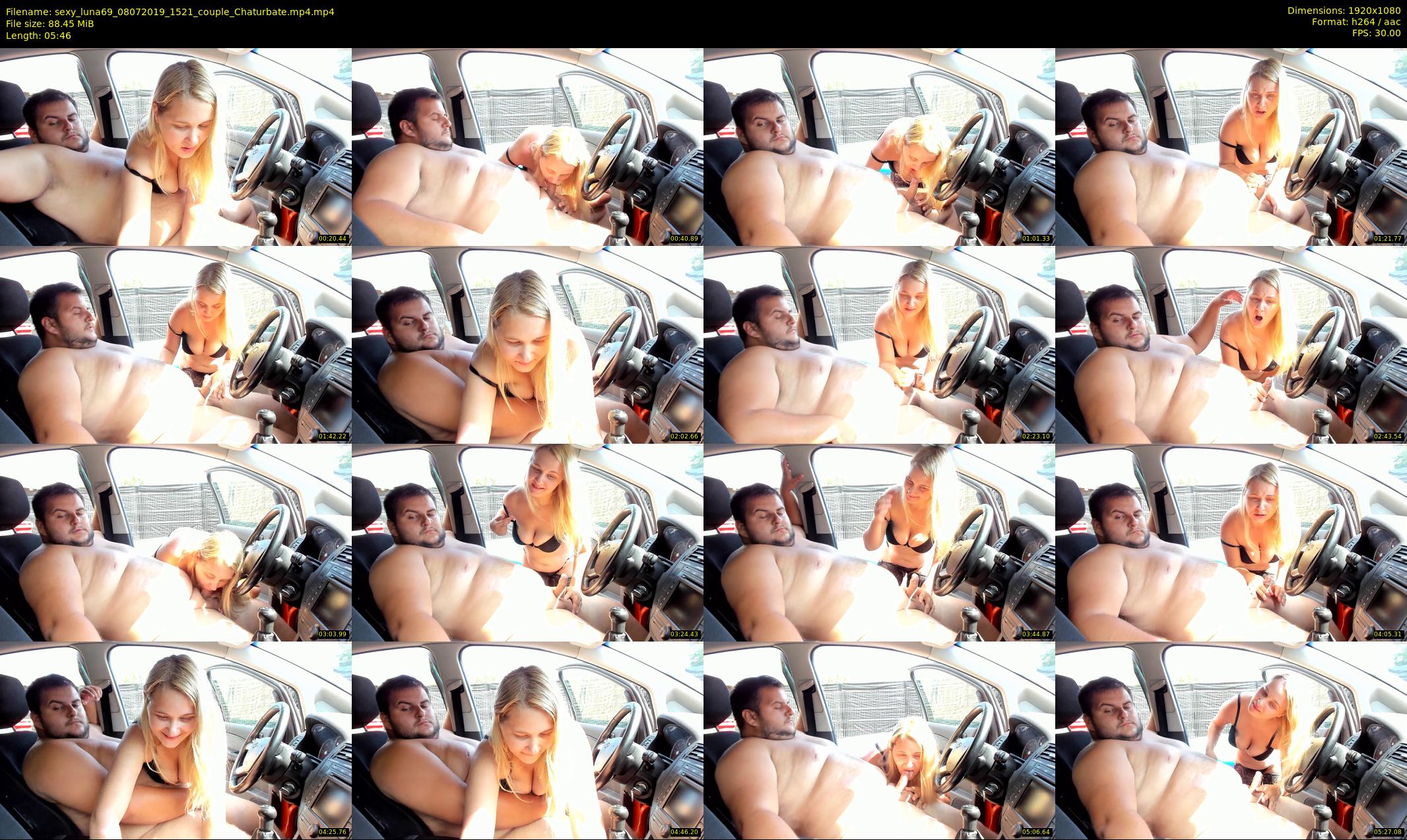 sexy_luna69 — 6 minute Chaturbate couple cam show recording, 1080p, Jul 8, 2019
