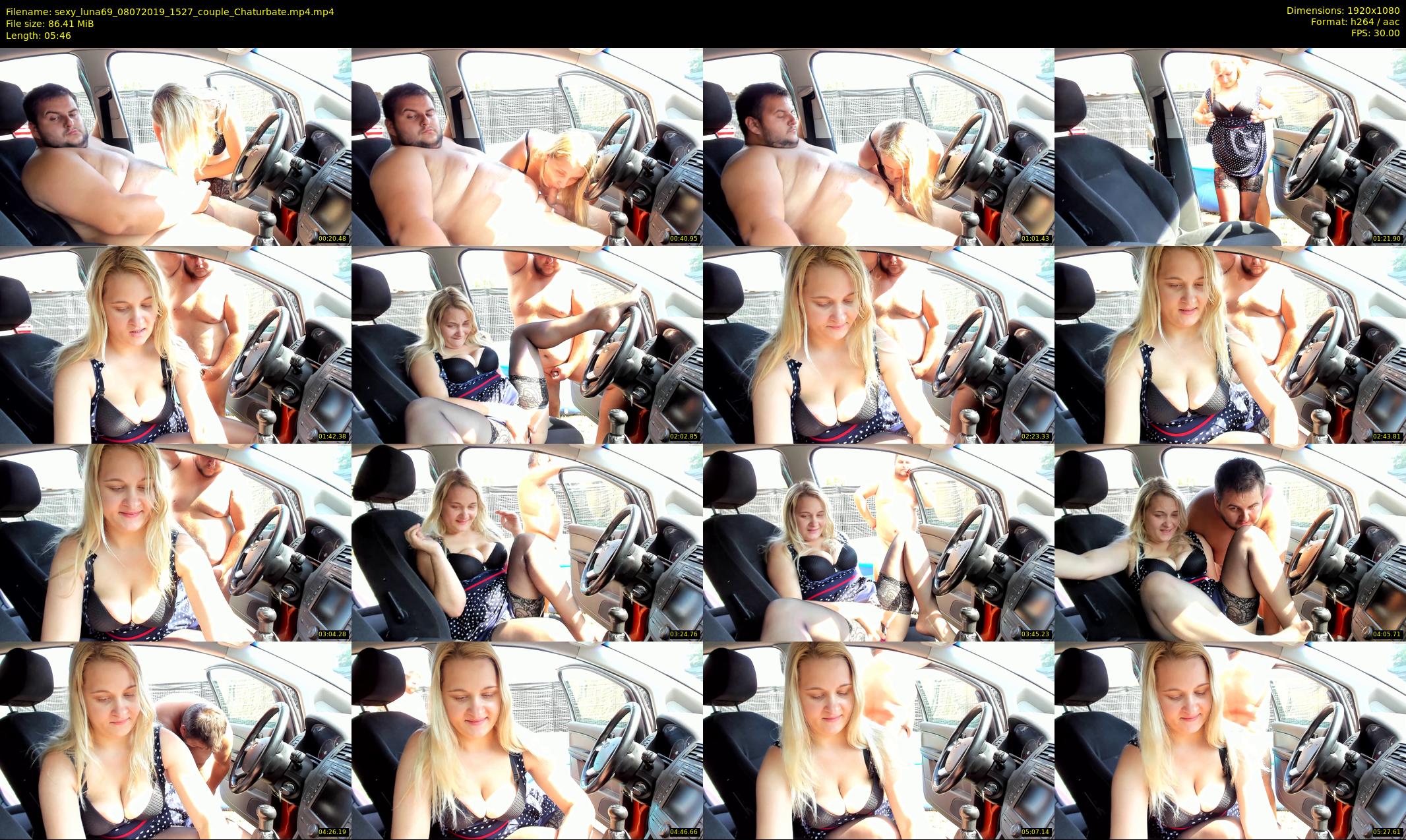 sexy_luna69 — 6 minute Chaturbate couple cam show recording, 1080p, Jul 8, 2019