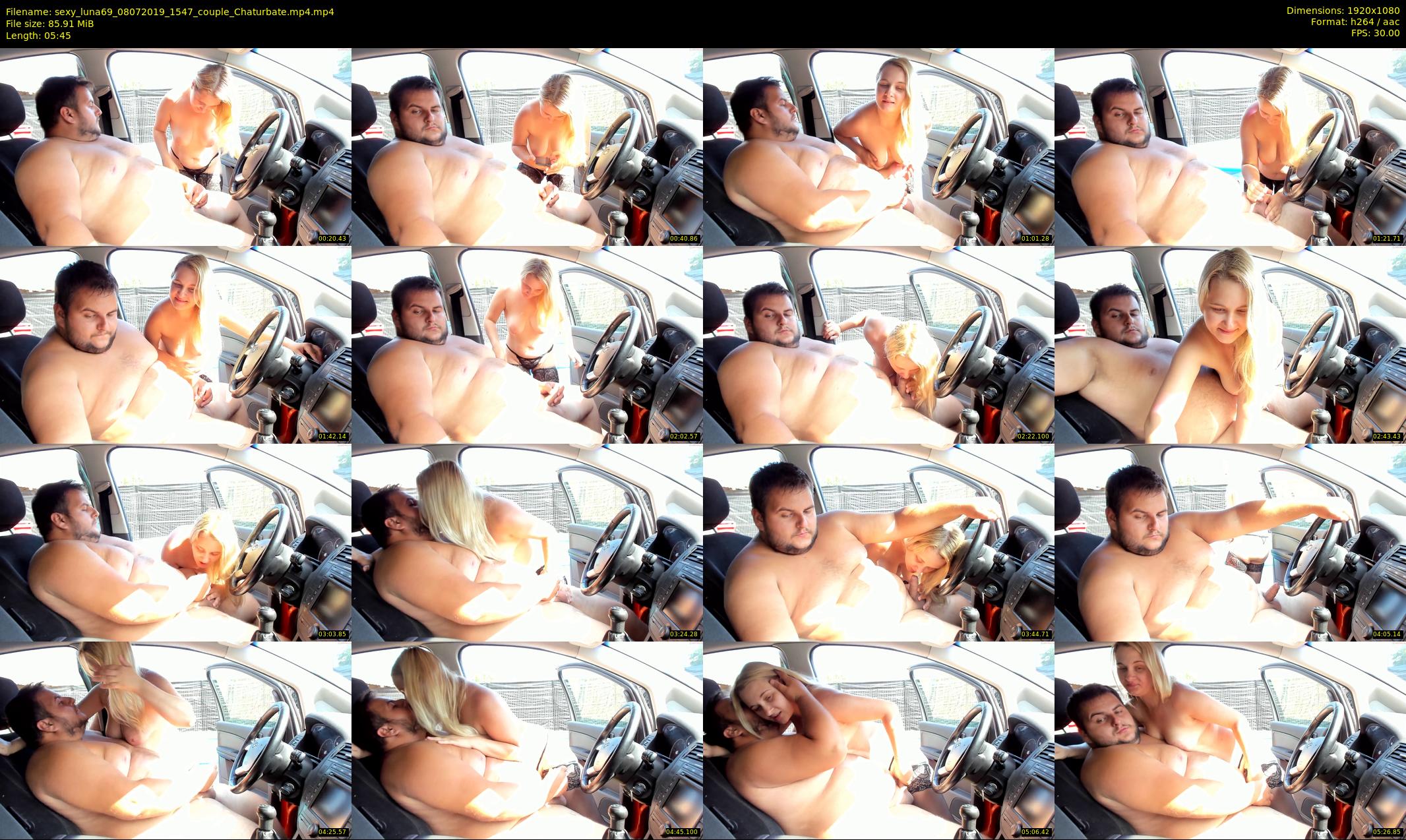 sexy_luna69 — 6 minute Chaturbate couple cam show recording, 1080p, Jul 8, 2019