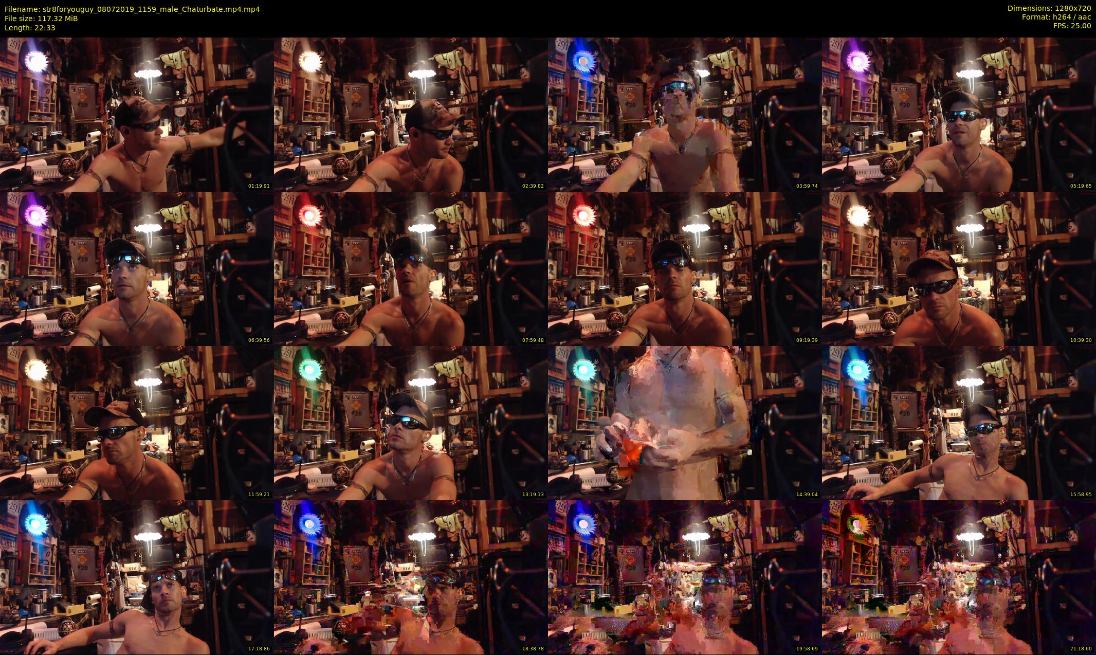 str8foryouguy — 23 minute Chaturbate male cam show recording, 720p, Jul 8, 2019