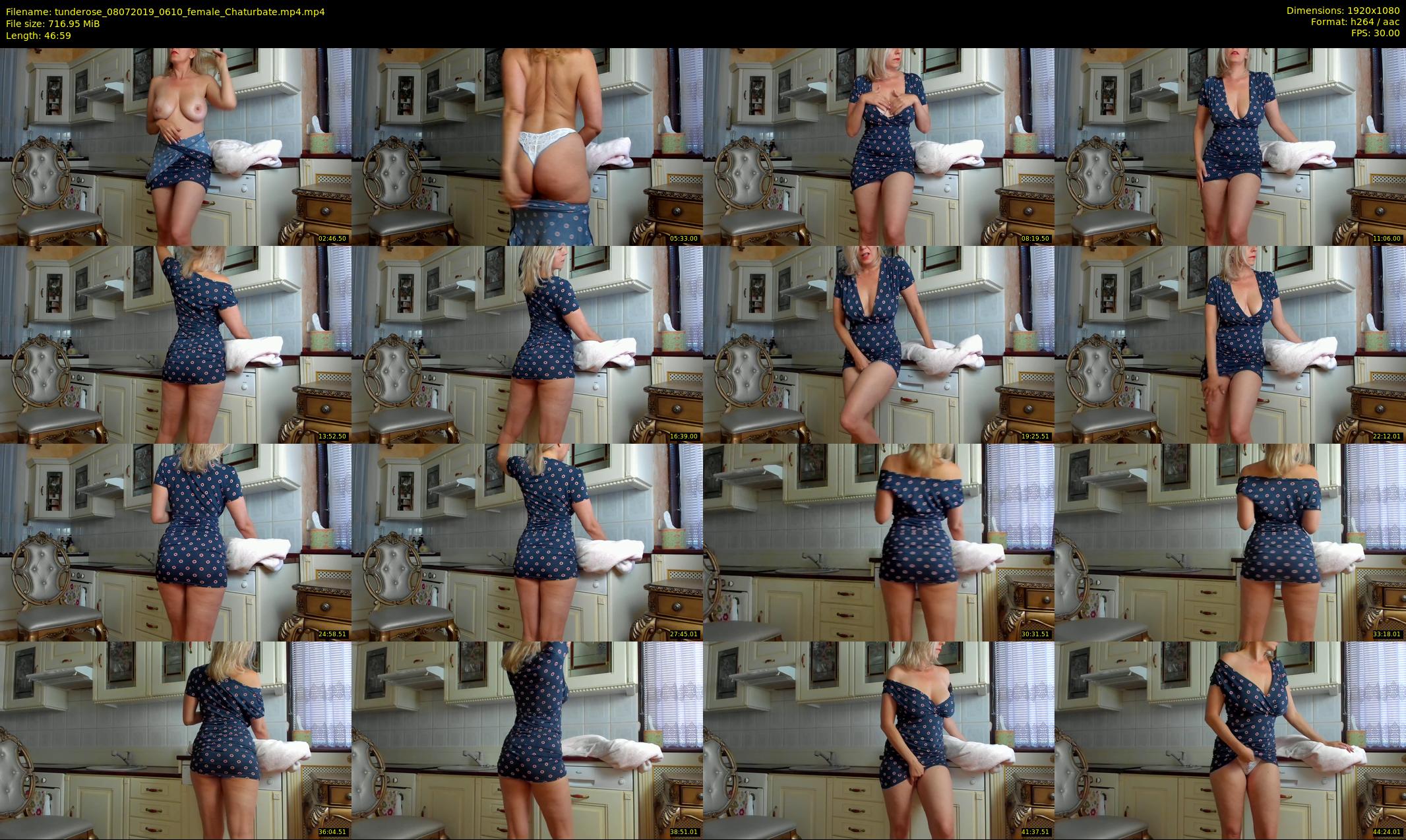 tunderose — 47 minute Chaturbate female cam show recording, 1080p, Jul 8, 2019