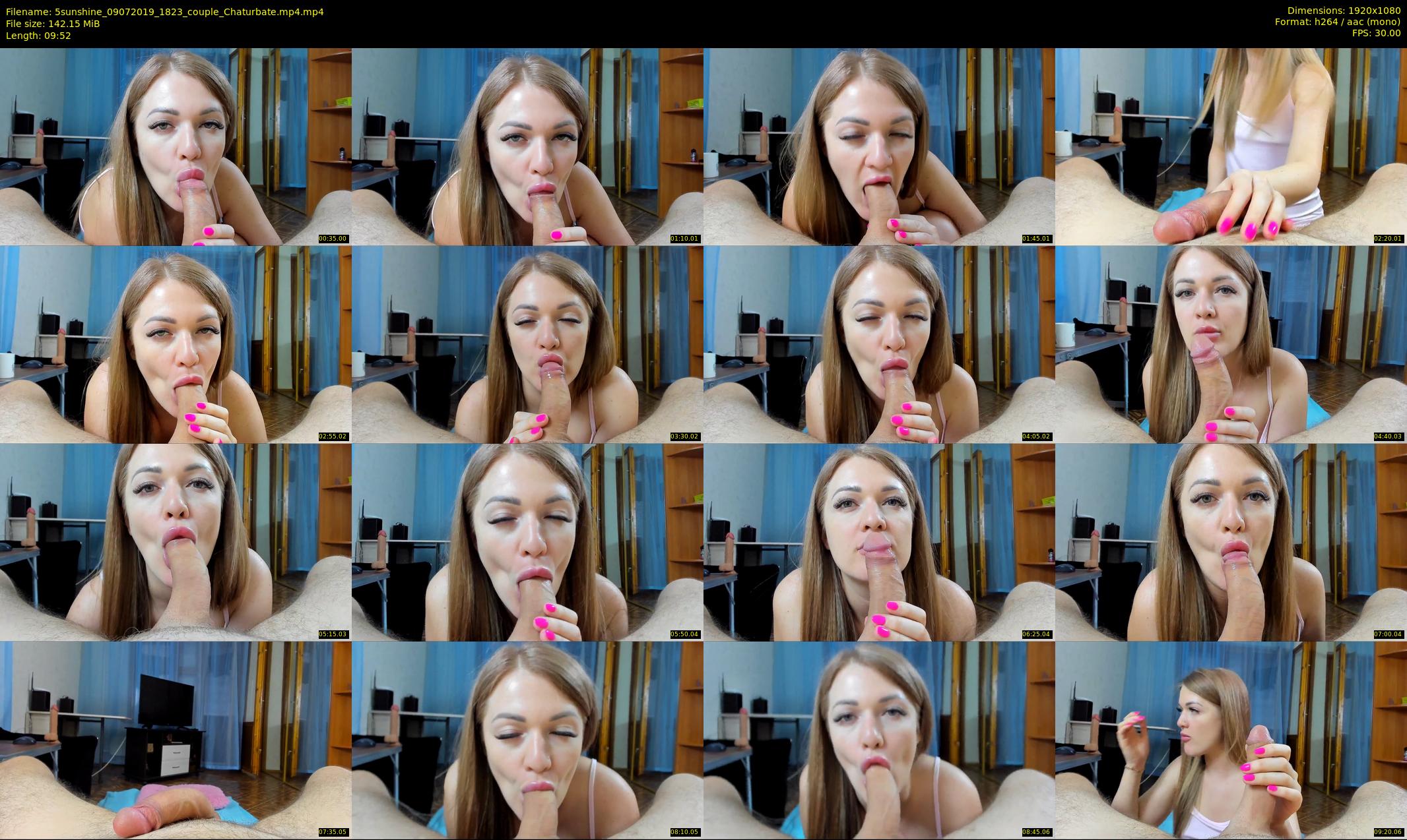 5sunshine — 10 minute Chaturbate couple cam show recording, 1080p, Jul 9, 2019