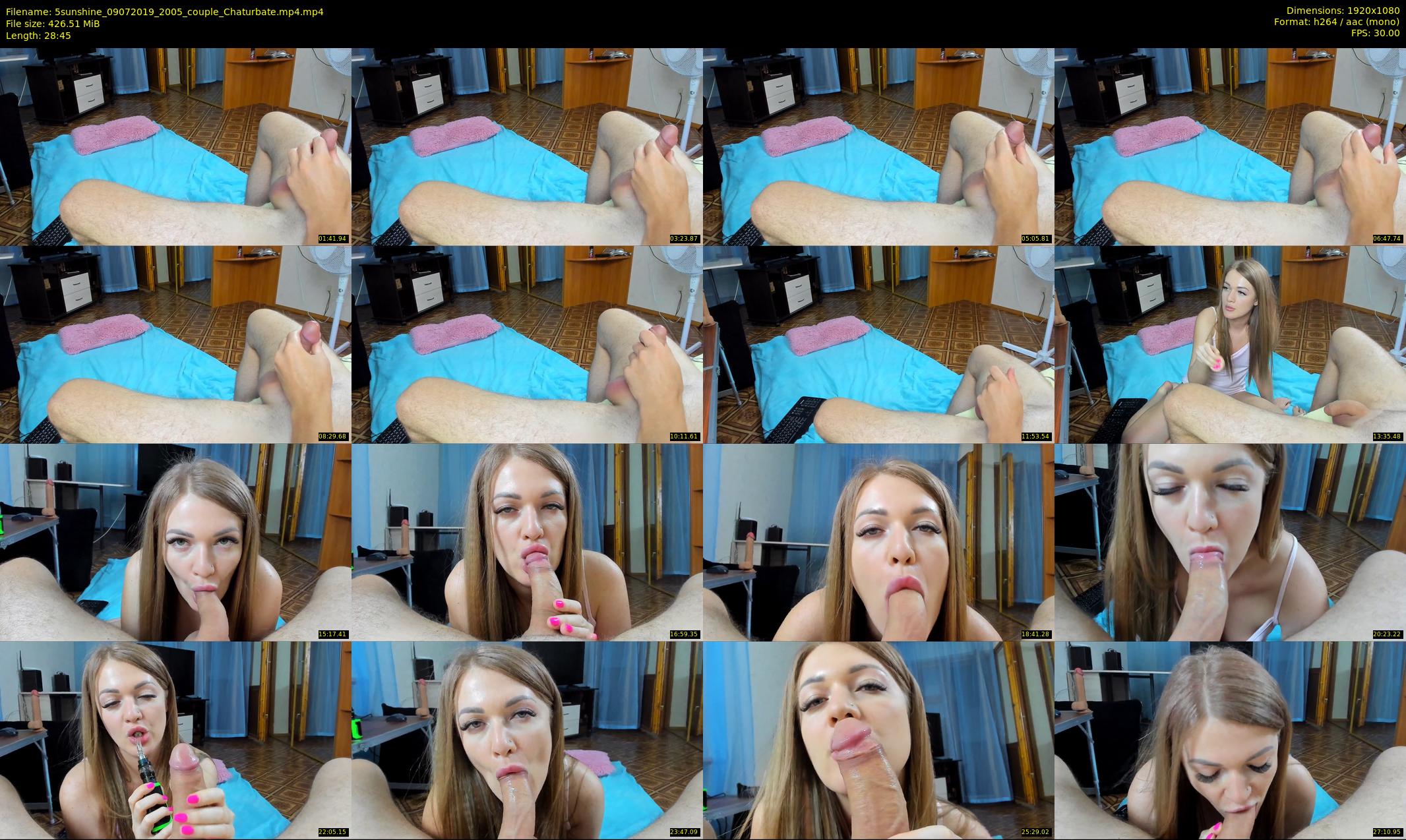 5sunshine — 29 minute Chaturbate couple cam show recording, 1080p, Jul 9, 2019