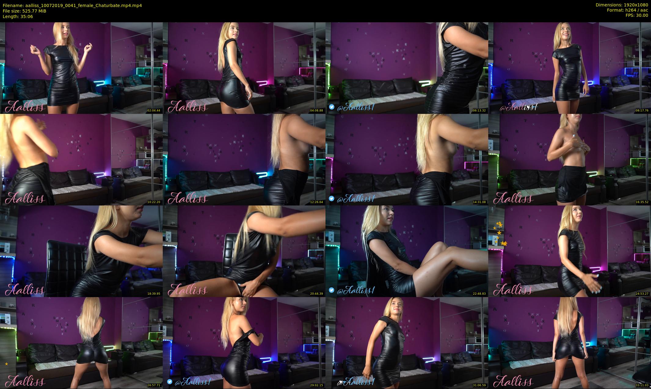 aalliss — 36 minute Chaturbate female cam show recording, 1080p, Jul 10, 2019