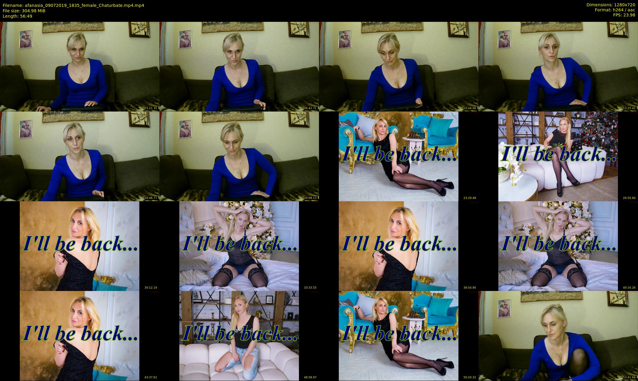 afanasia — 57 minute Chaturbate female cam show recording, 720p, Jul 9, 2019