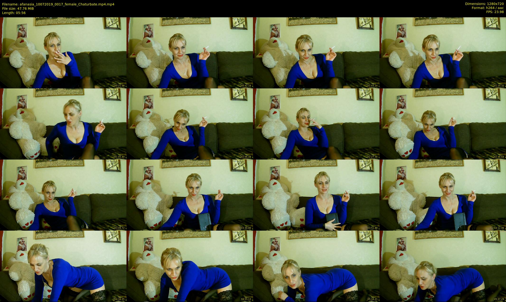 afanasia — 6 minute Chaturbate female cam show recording, 720p, Jul 10, 2019