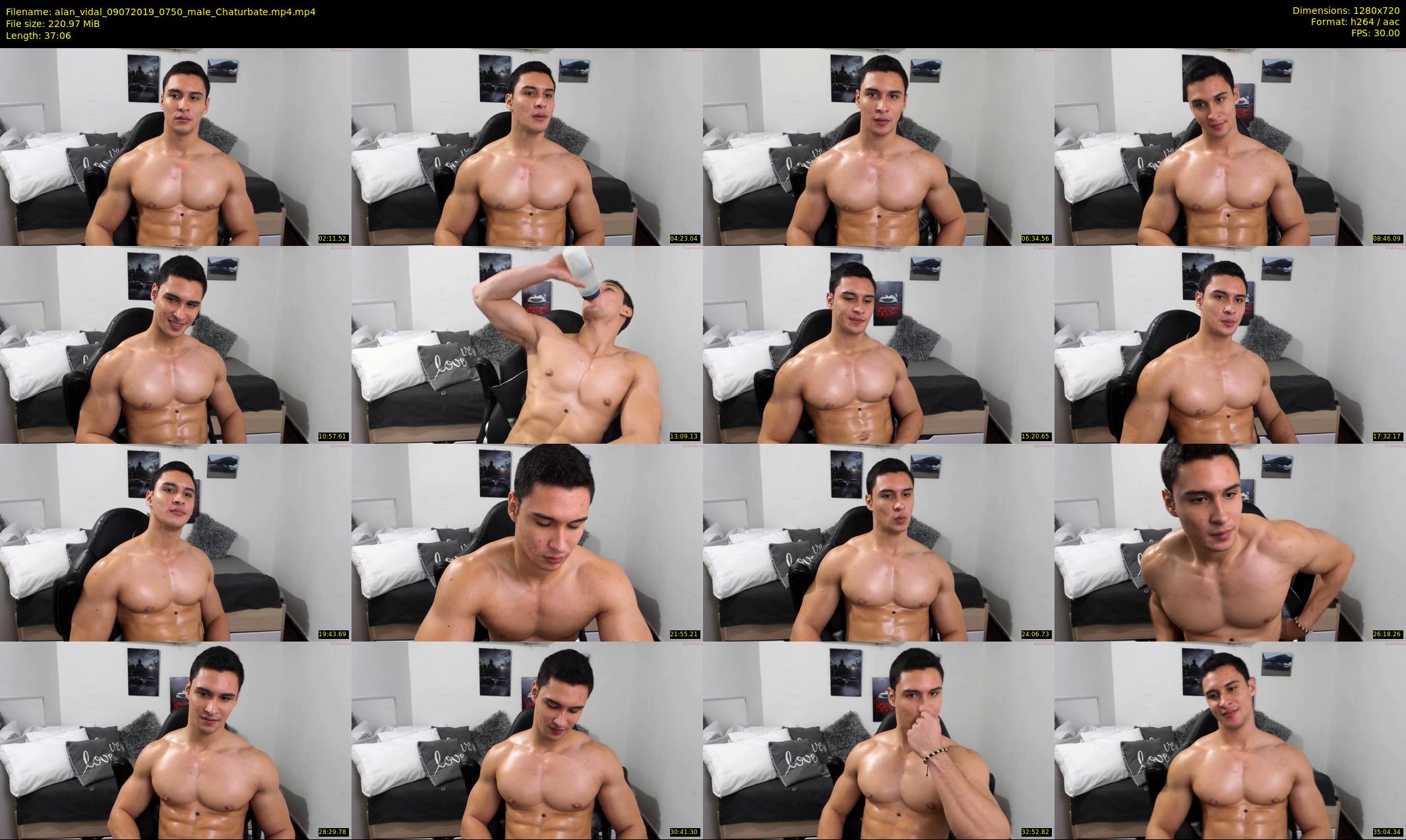 alan_vidal — 38 minute Chaturbate male cam show recording, 720p, Jul 9, 2019