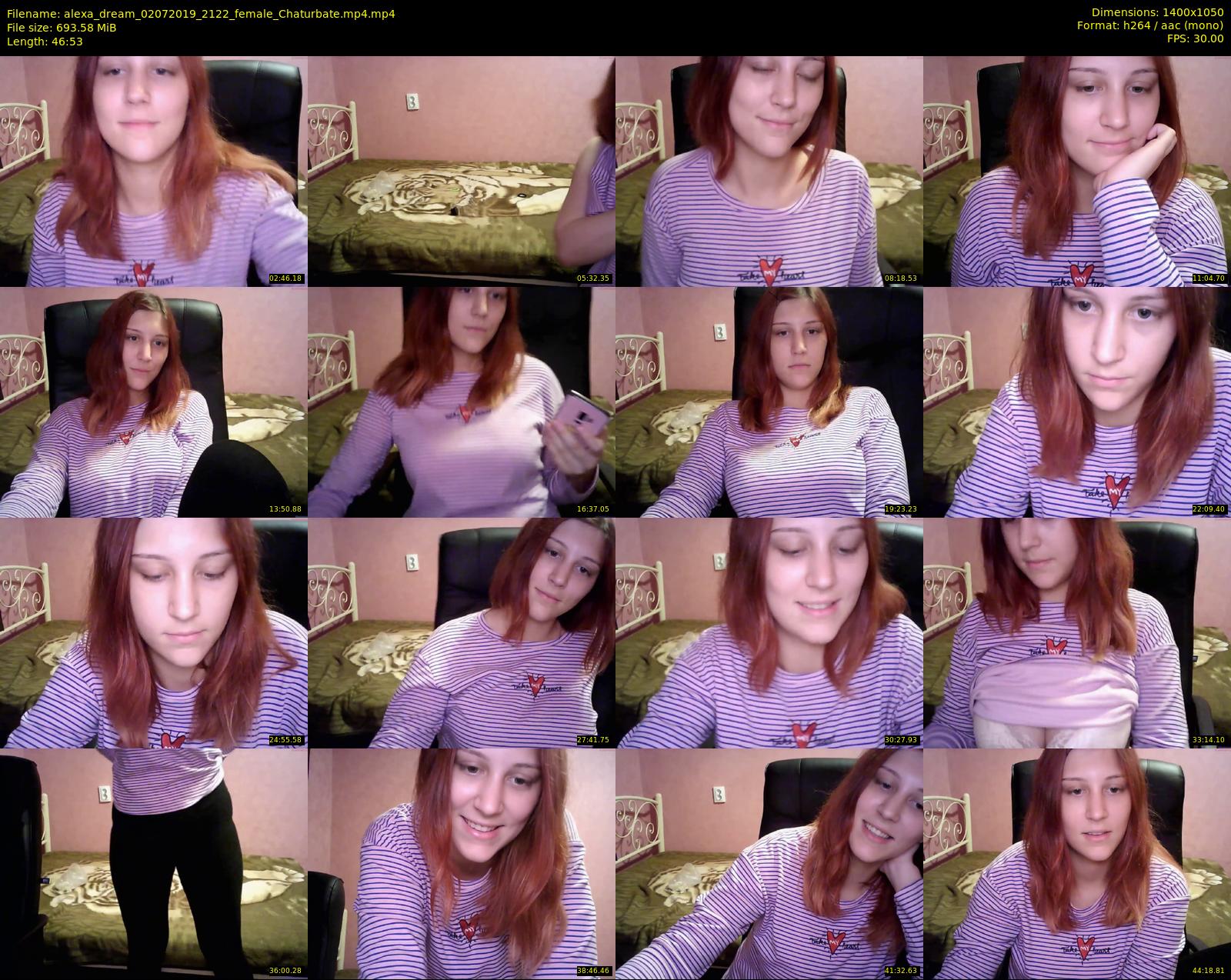 alexa_dream — 47 minute Chaturbate female cam show recording, 720p, Jul 2, 2019