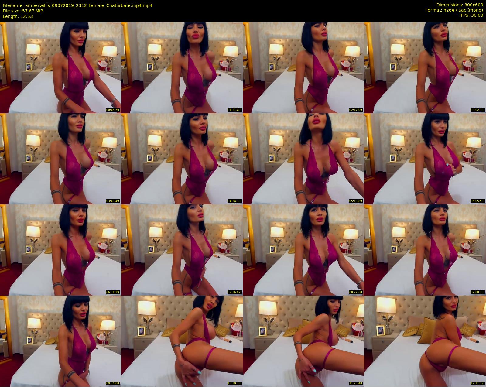 amberwillis — 13 minute Chaturbate female cam show recording, 480p, Jul 9, 2019
