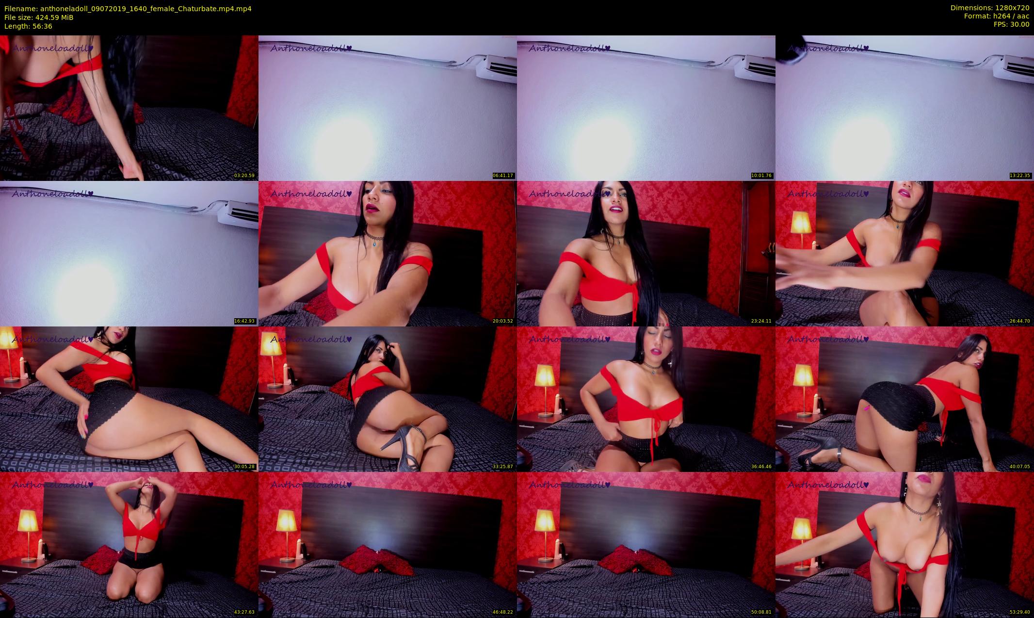 anthoneladoll — 57 minute Chaturbate female cam show recording, 720p, Jul 9, 2019