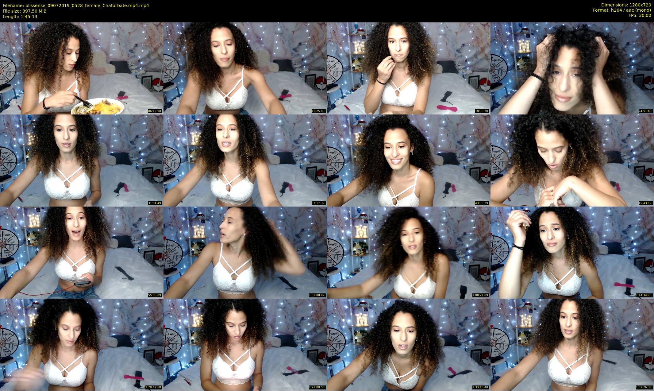 blissense — 106 minute Chaturbate female cam show recording, 720p, Jul 9, 2019