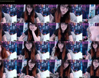blueasfuck — 56 minute Chaturbate female cam show recording, 1080p, Jul 9, 2019