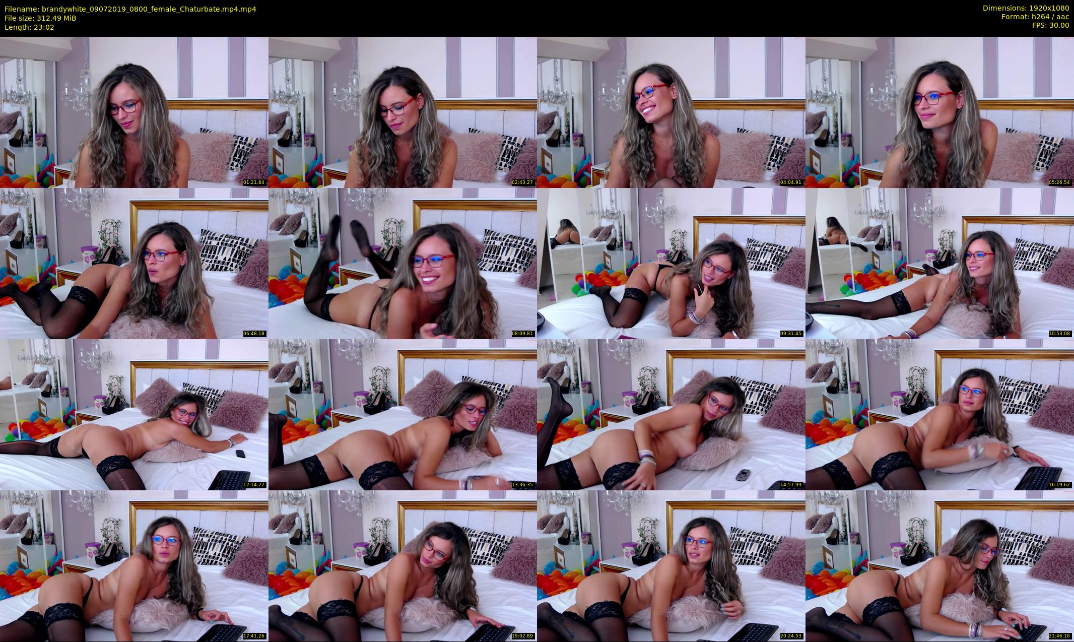 brandywhite — 24 minute Chaturbate female cam show recording, 1080p, Jul 9, 2019