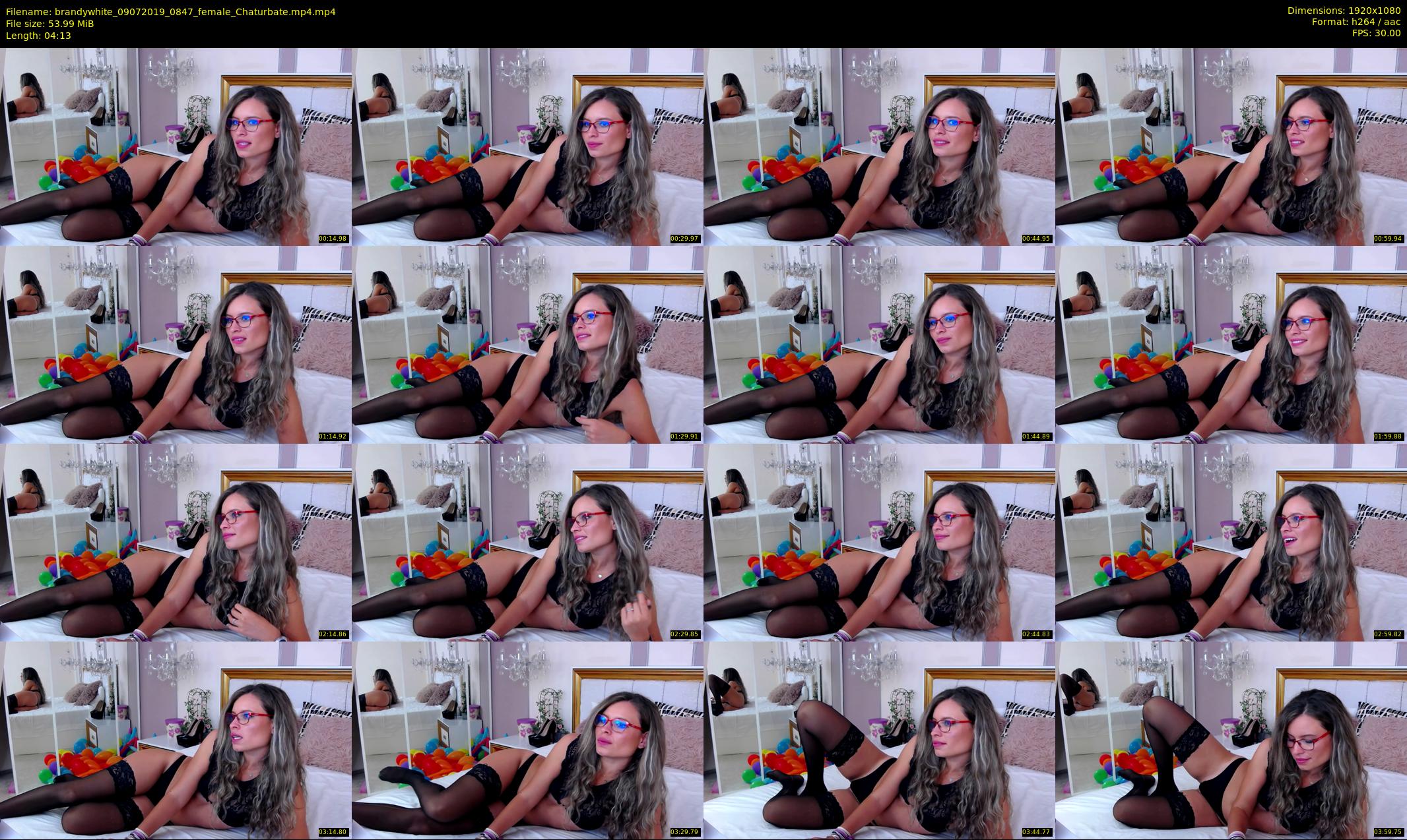 brandywhite — 5 minute Chaturbate female cam show recording, 1080p, Jul 9, 2019