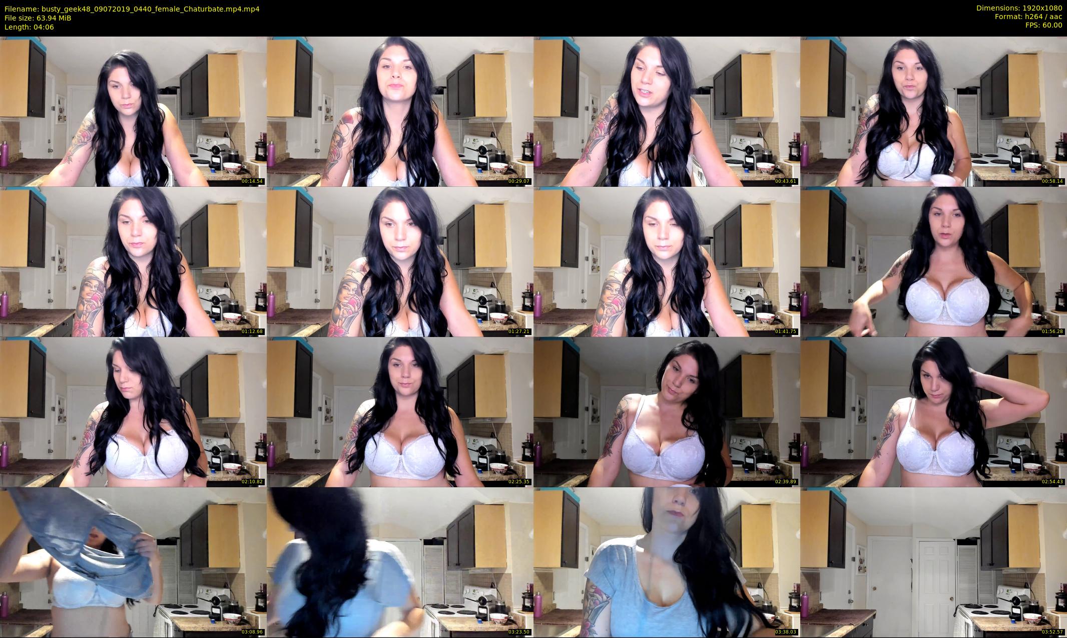 busty_geek48 — 5 minute Chaturbate female cam show recording, 1080p, Jul 9, 2019