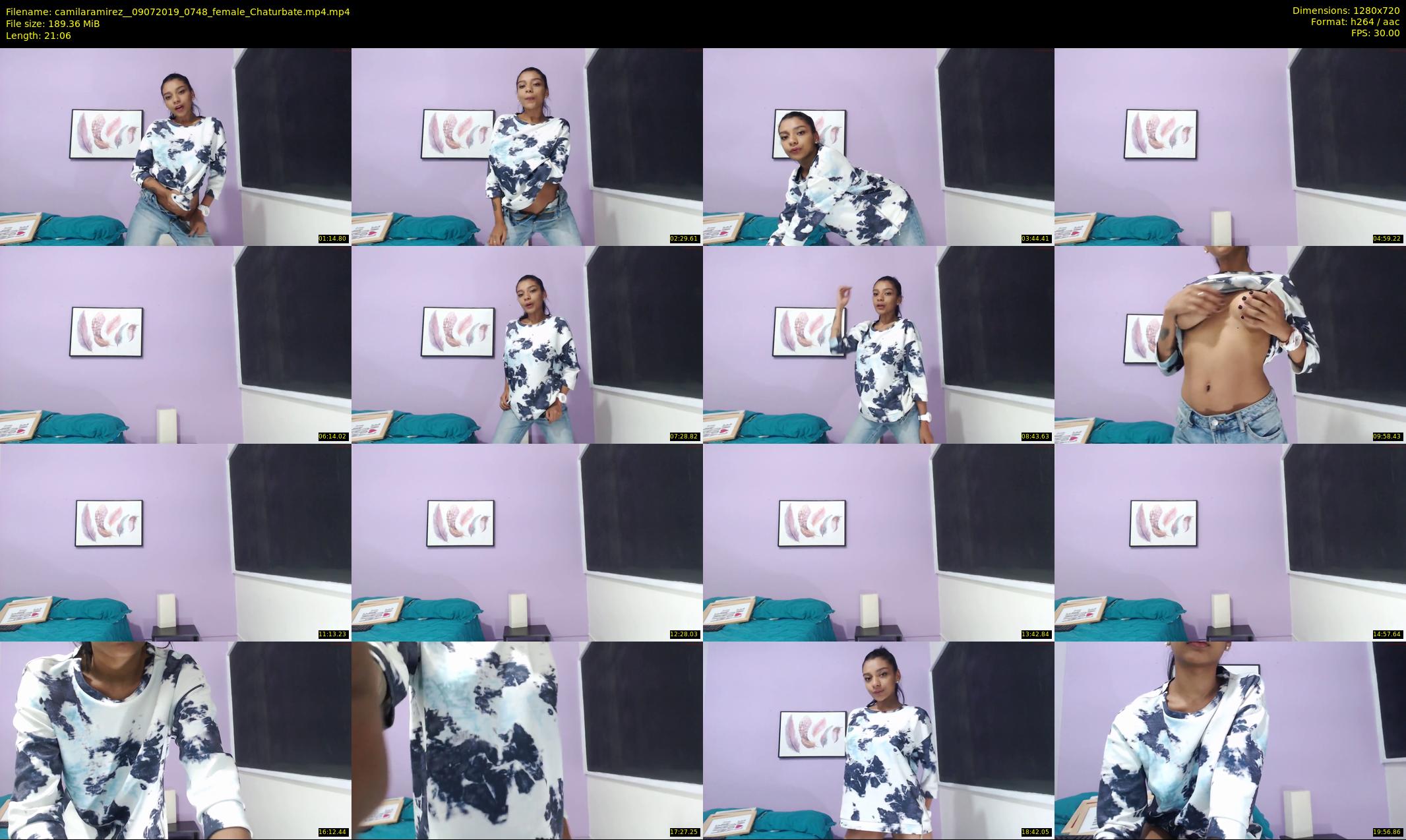 camilaramirez_ — 22 minute Chaturbate female cam show recording, 720p, Jul 9, 2019