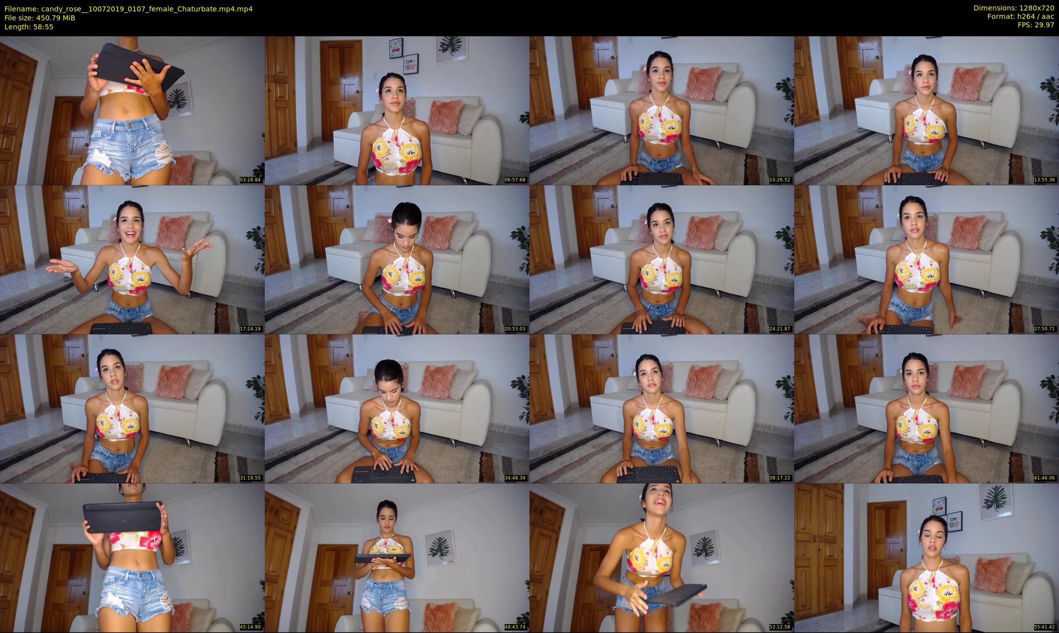 candy_rose_ — 59 minute Chaturbate female cam show recording, 720p, Jul 10, 2019