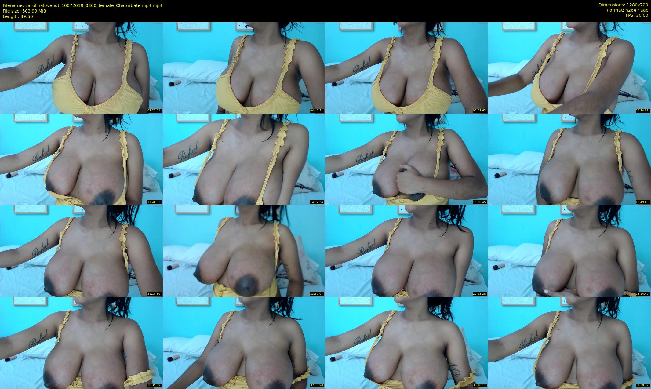carolinalovehot — 40 minute Chaturbate female cam show recording, 720p, Jul 10, 2019