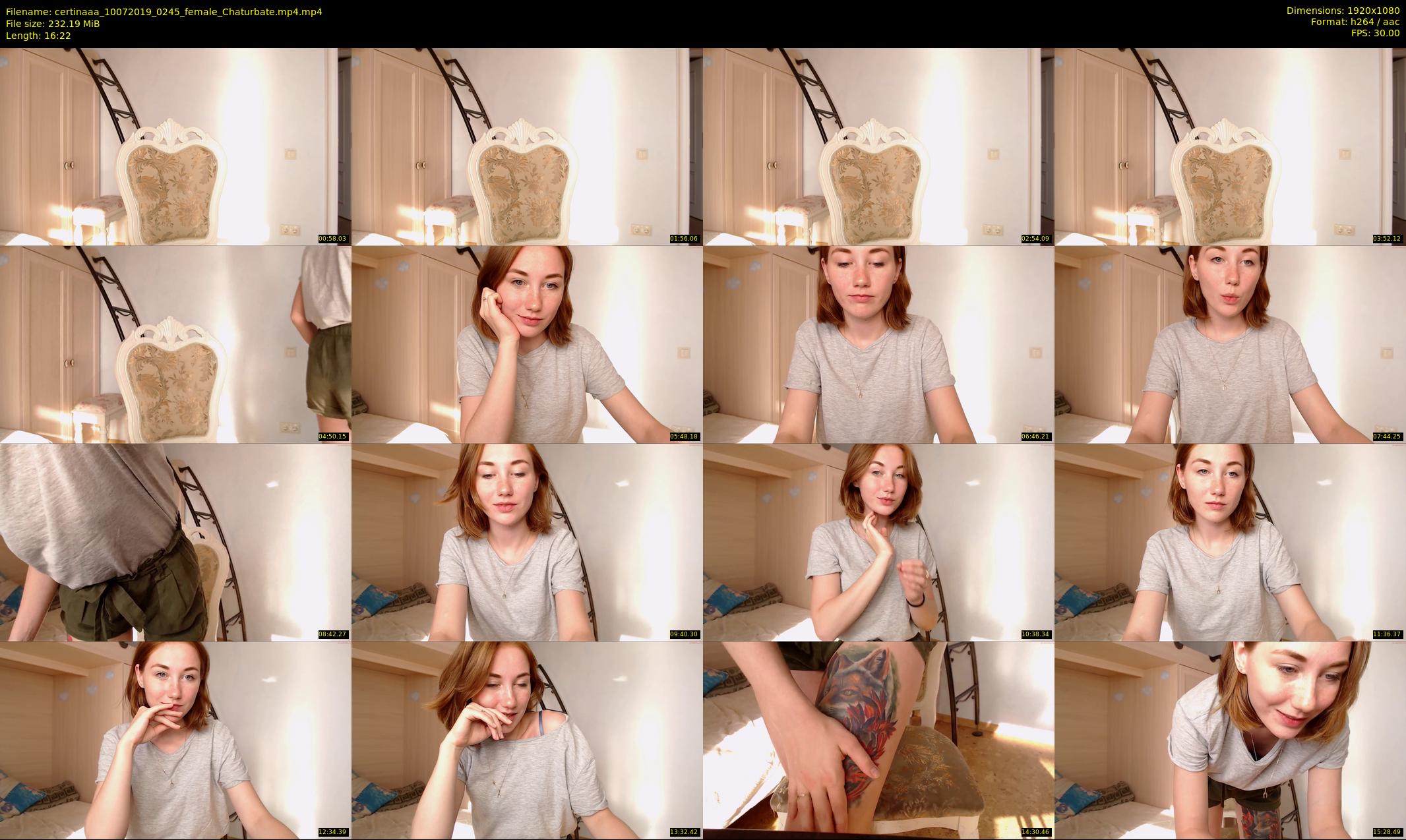 certinaaa — 17 minute Chaturbate female cam show recording, 1080p, Jul 10, 2019