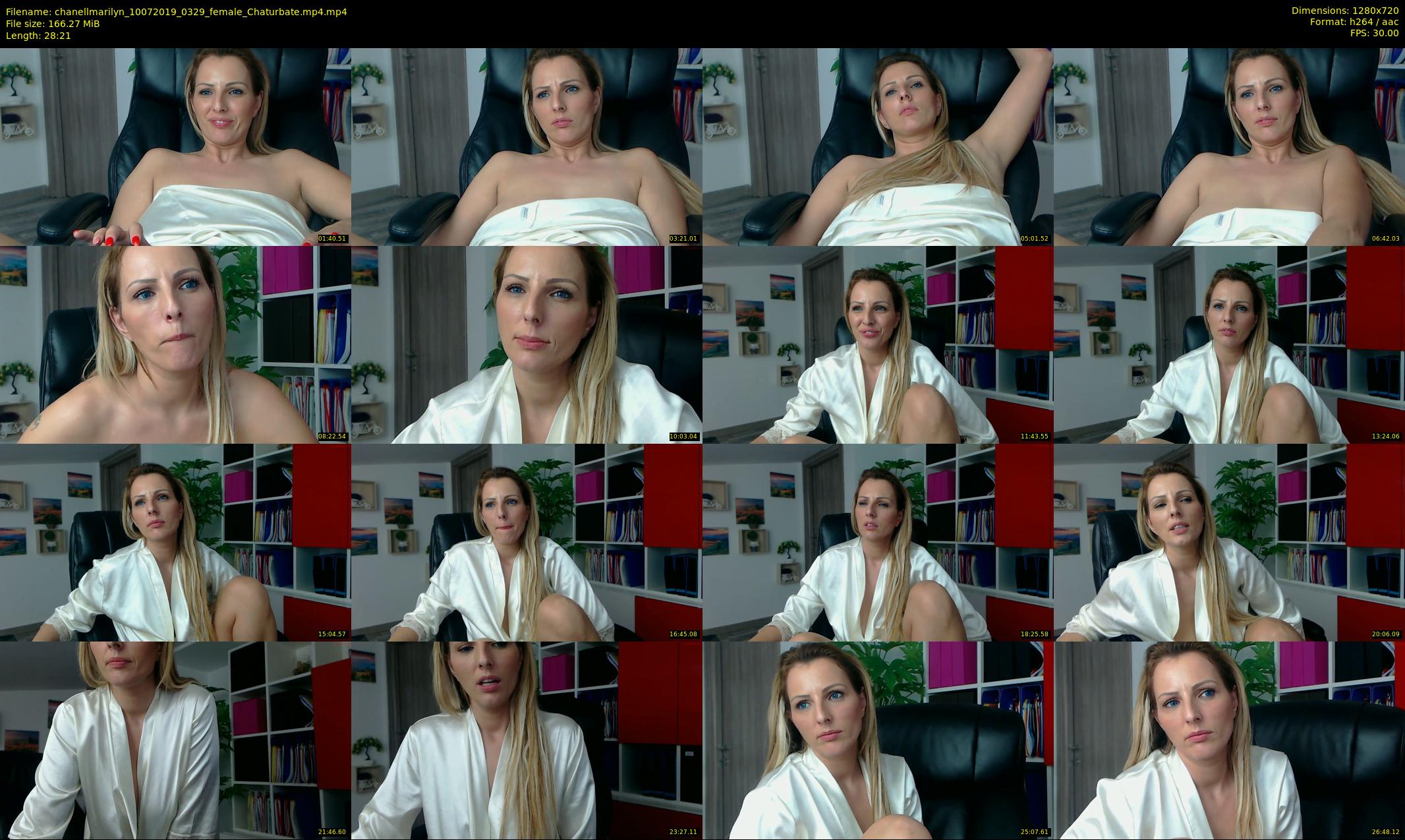 chanellmarilyn — 29 minute Chaturbate female cam show recording, 720p, Jul 10, 2019