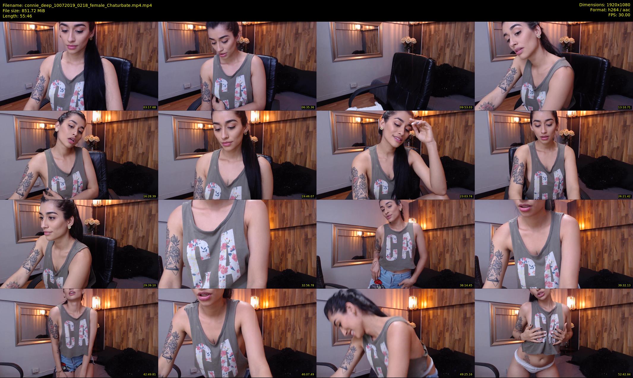connie_deep — 56 minute Chaturbate female cam show recording, 1080p, Jul 10, 2019