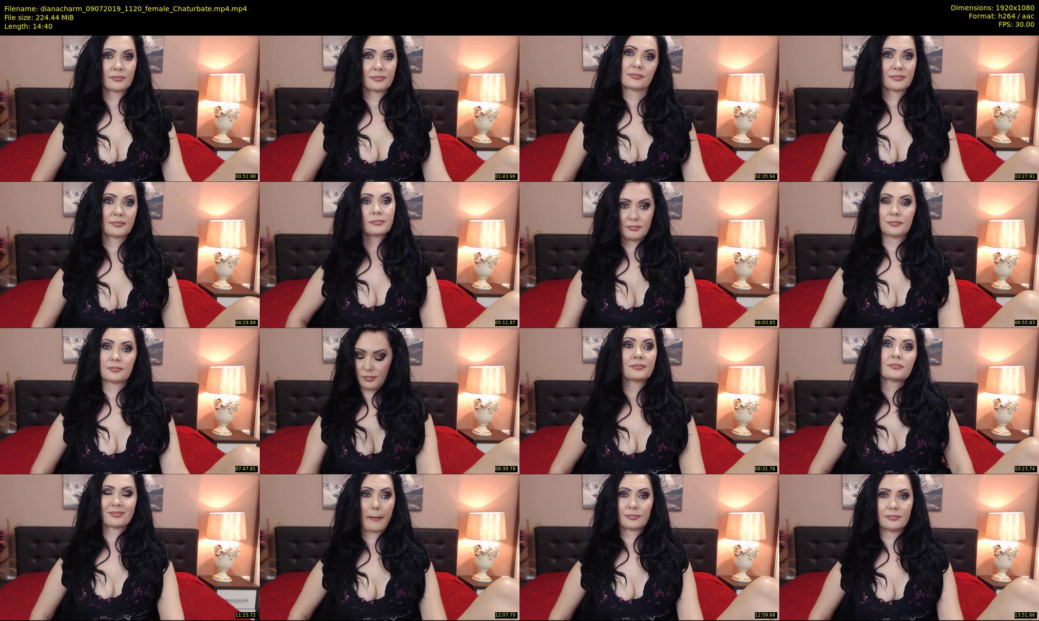 dianacharm — 15 minute Chaturbate female cam show recording, 1080p, Jul 9, 2019