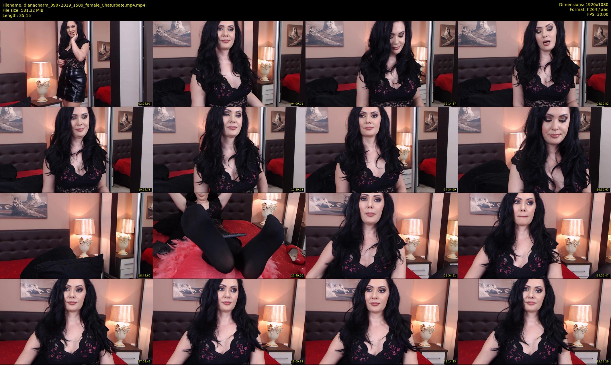 dianacharm — 36 minute Chaturbate female cam show recording, 1080p, Jul 9, 2019