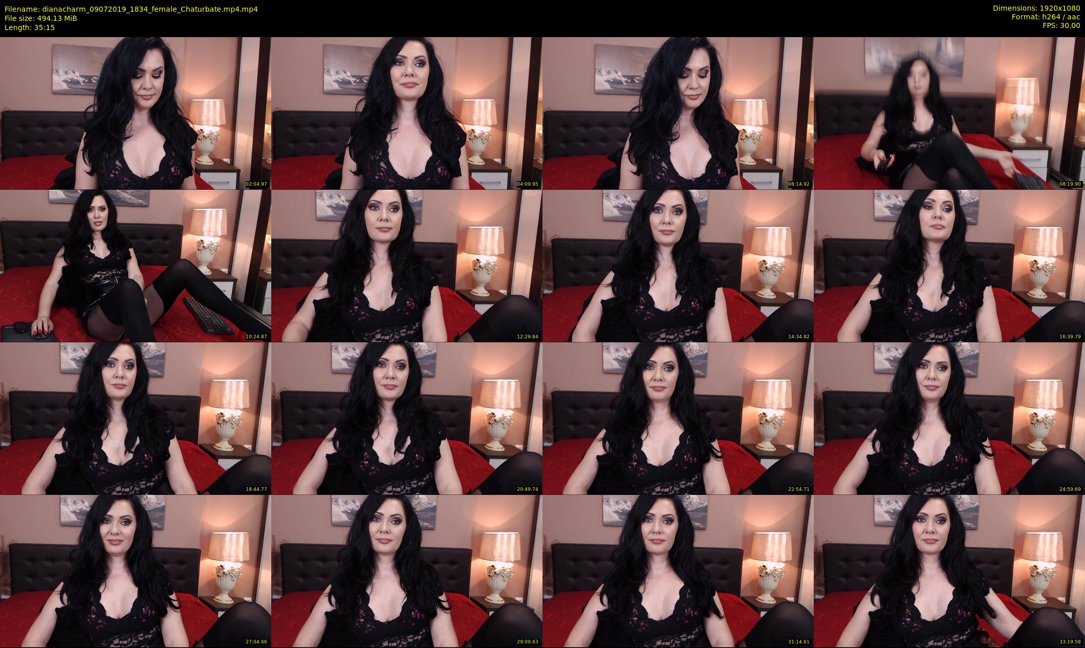 dianacharm — 36 minute Chaturbate female cam show recording, 1080p, Jul 9, 2019